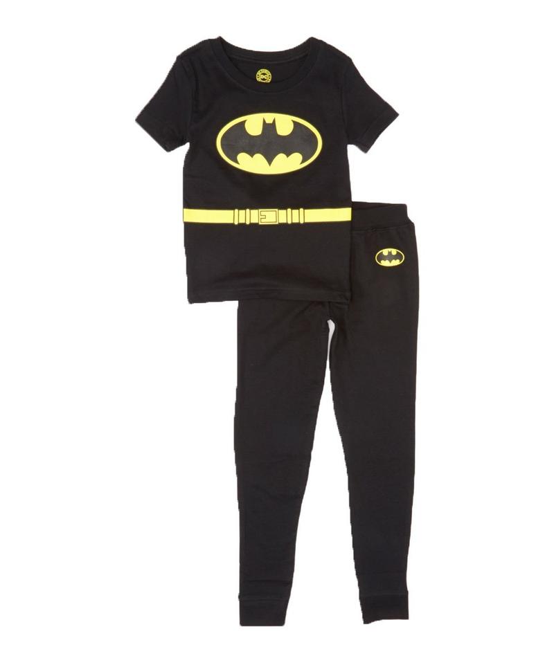DC Comics 'Justice League Batman' Infant Black Short Sleeve Pajama Set