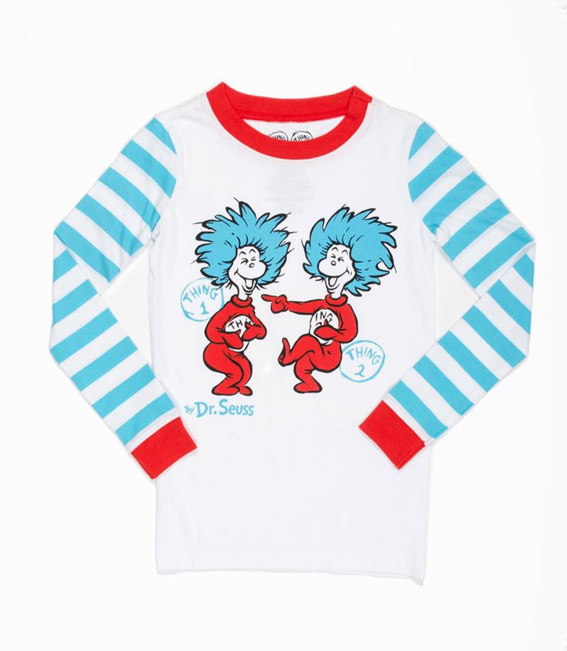 Dr Seuss Thing 1 and Thing 2 Toddler Cotton Pajama Set