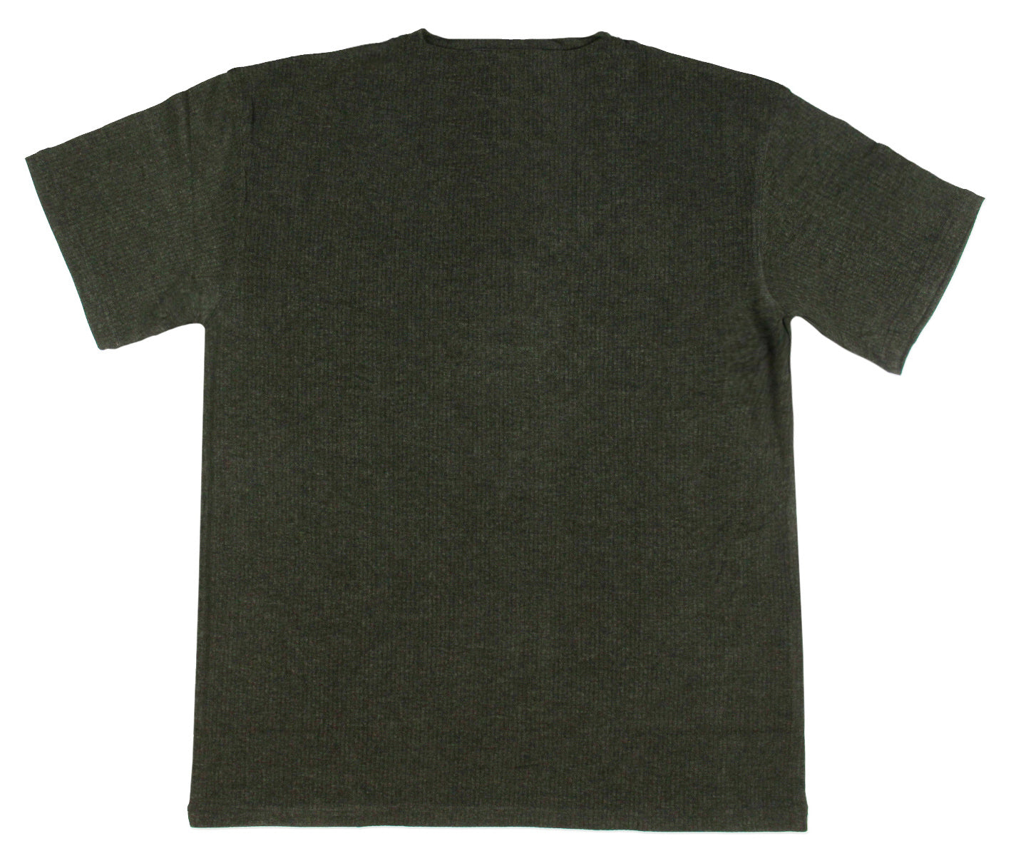 Intimo Men's Ribbed V-Neck Short Sleeve Shirt Top