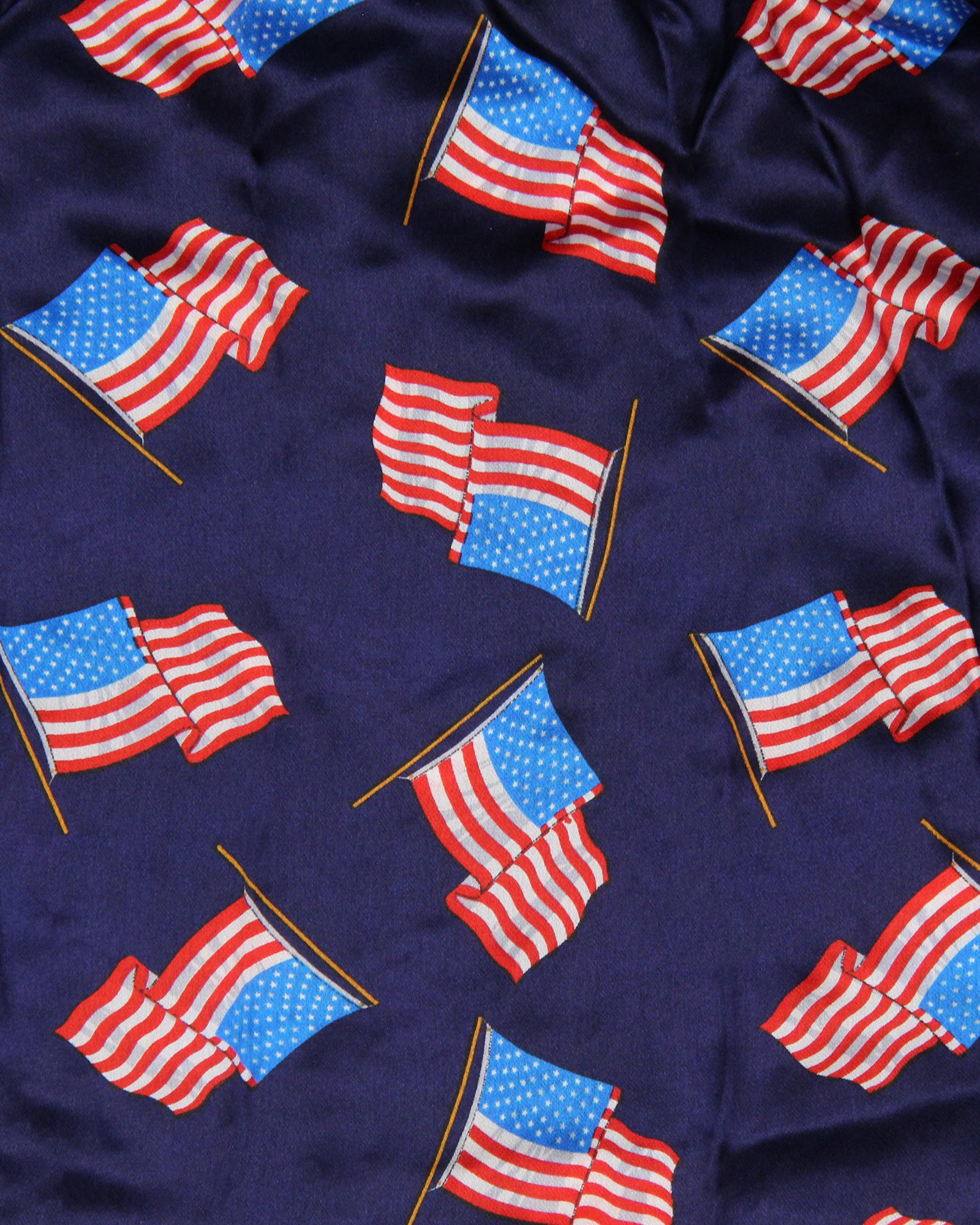 INTIMO Men's American Flag Silk Boxer Short