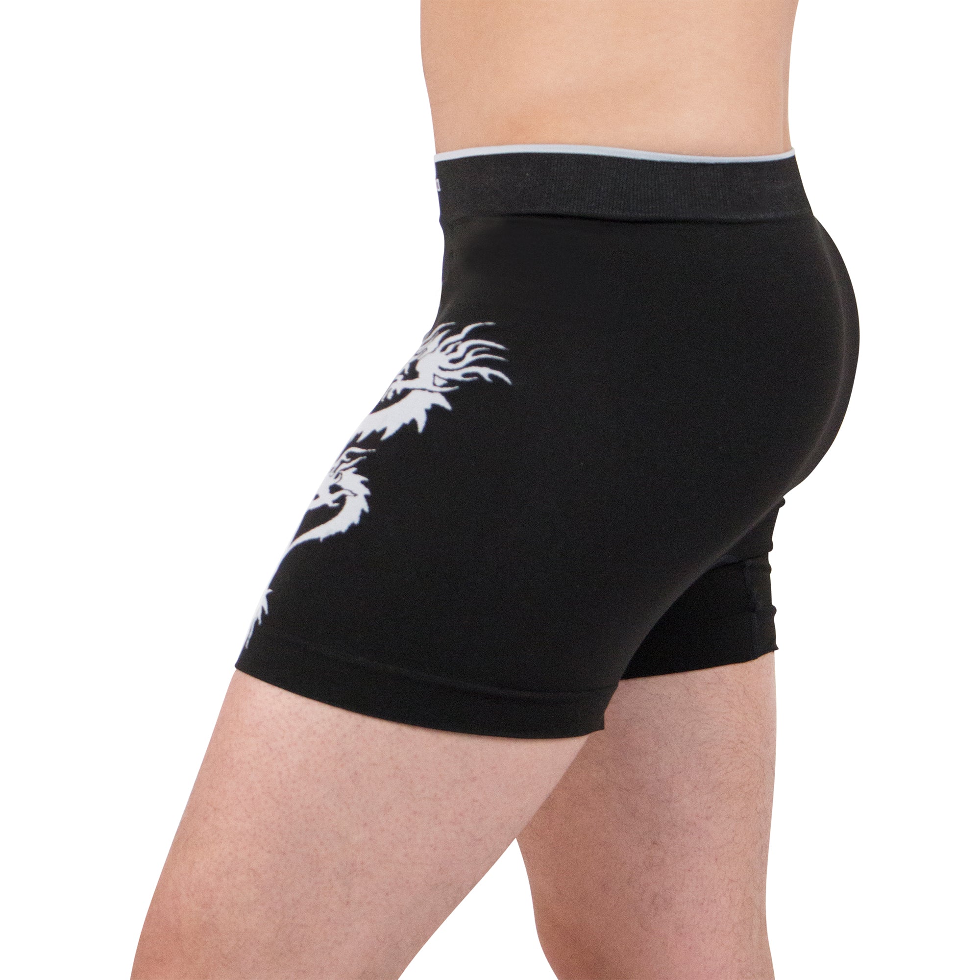 Intimo Men's Dragon Silhouette Casual Boxer Briefs Underwear Loungewear