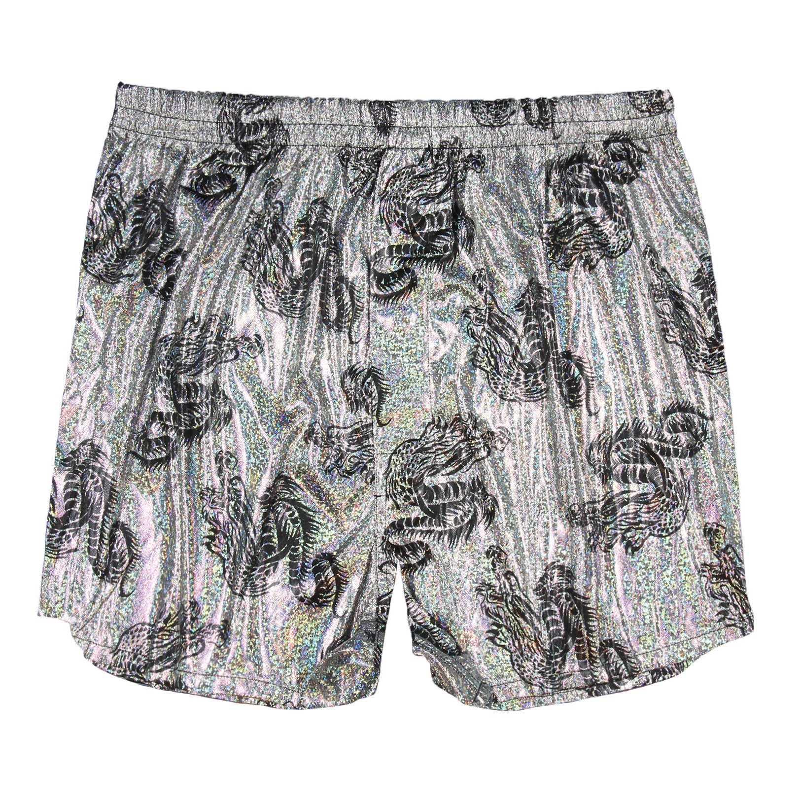 intimo Metallic Dragon Boxer Short Graphic Logo Underwear