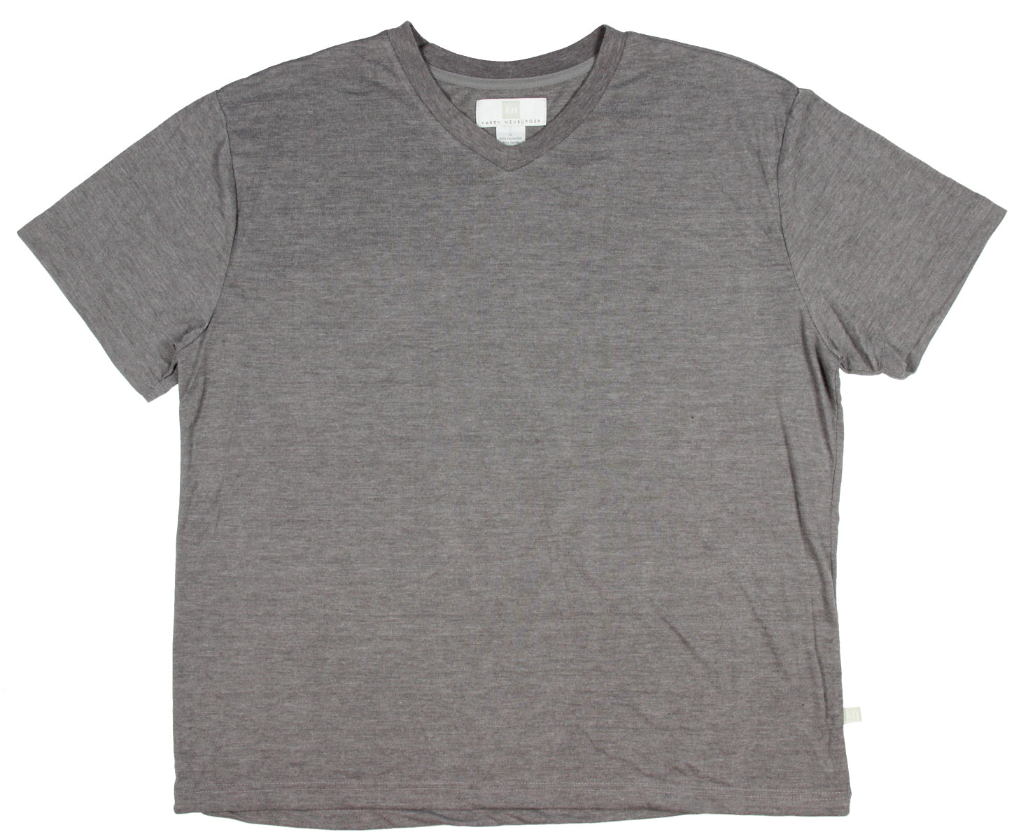 Intimo Mens Knit Short Sleeve V-Neck Shirt 48% Polyester 52% Rayon