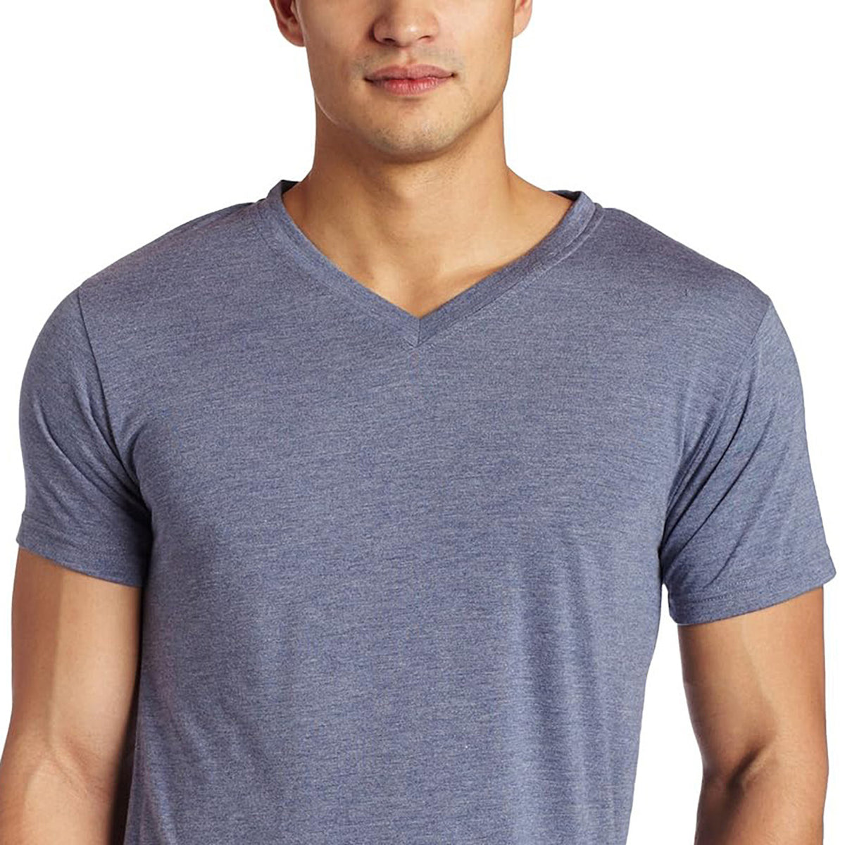 Intimo Men's Short Sleeve V-Neck Sleep Shirt