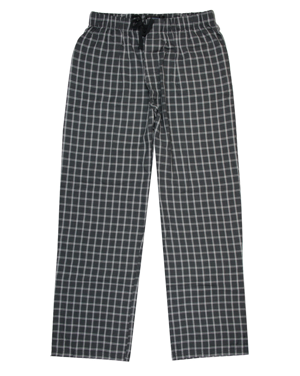 Intimo Men's Bamboo Black Grey Plaid YD Sleep Pant