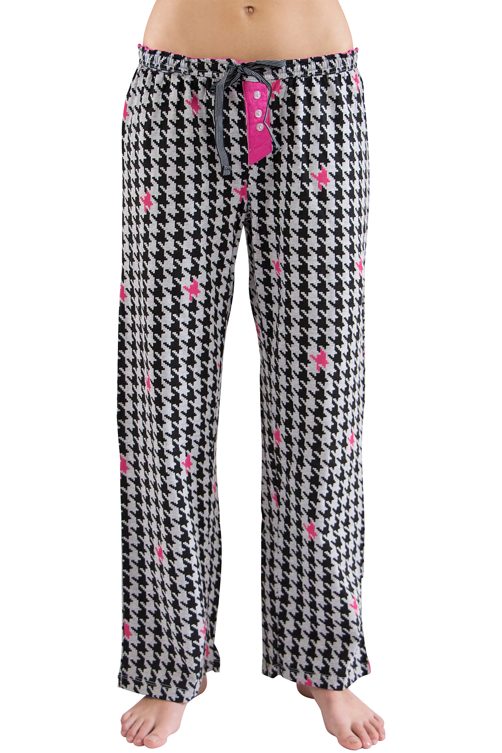 Intimo Women's Printed Cotton Knit Sleep and Lounge Pants