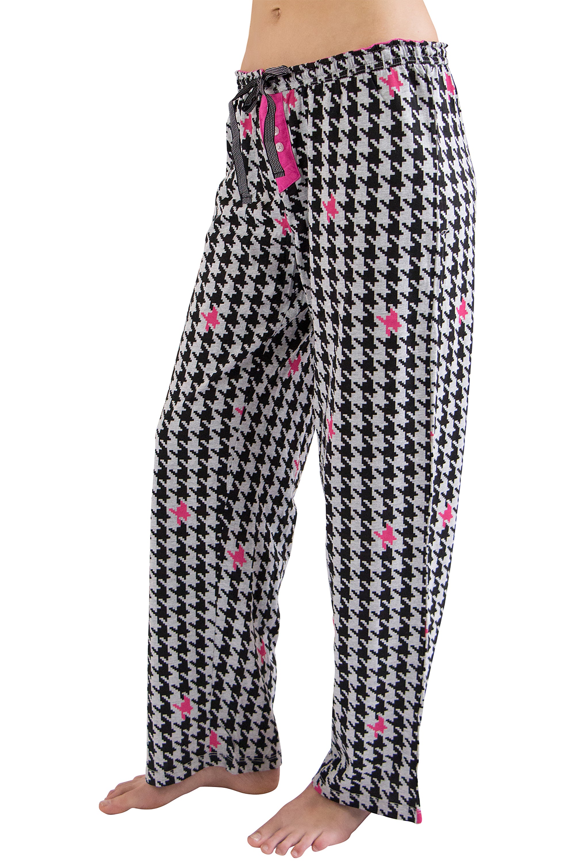 Intimo Women's Printed Cotton Knit Sleep and Lounge Pants