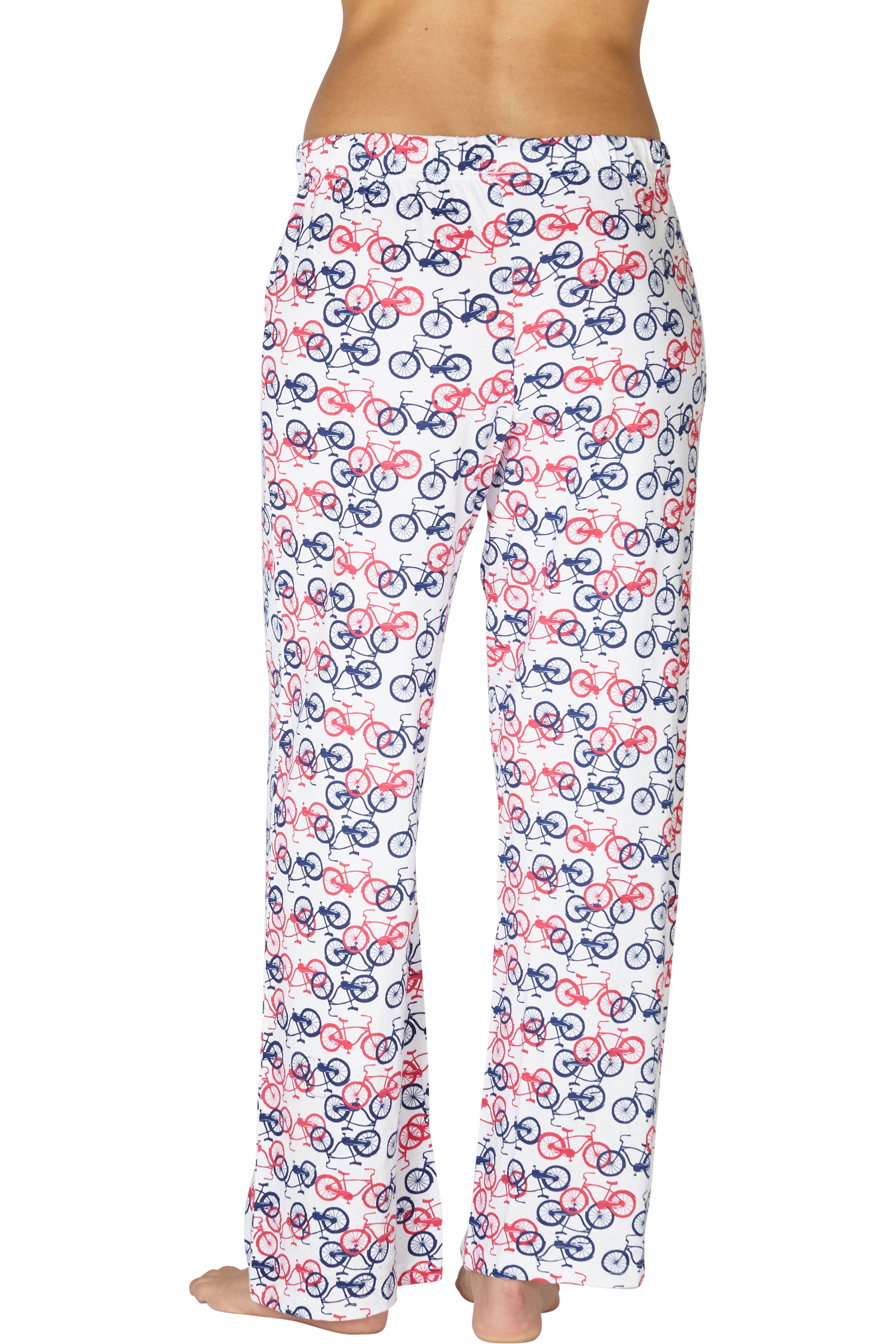 Intimo Womens Allover Graphic Logo Pajama Pants