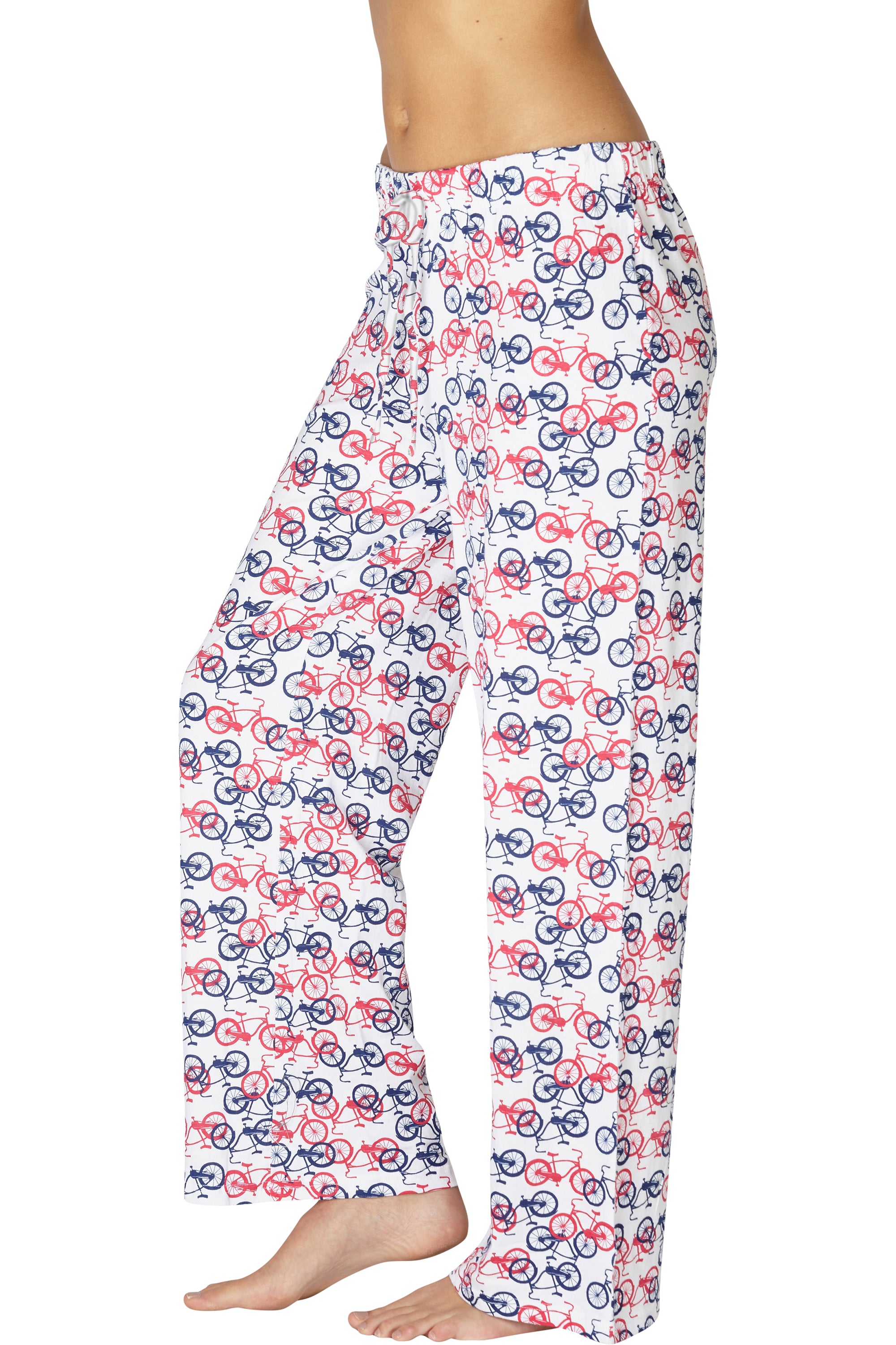 Intimo Womens Allover Graphic Logo Pajama Pants