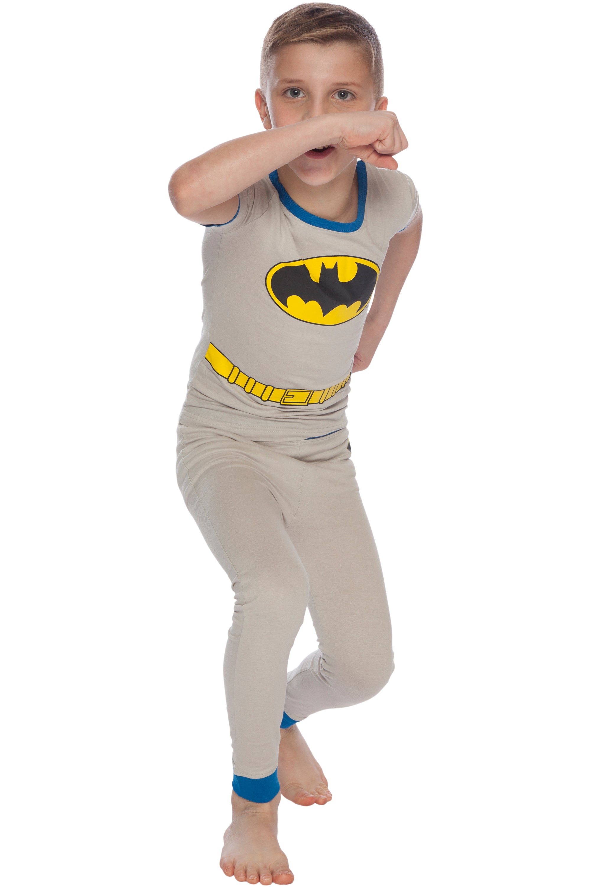 DC Comics Boys Superman Superhero Cotton Costume Pajama Set