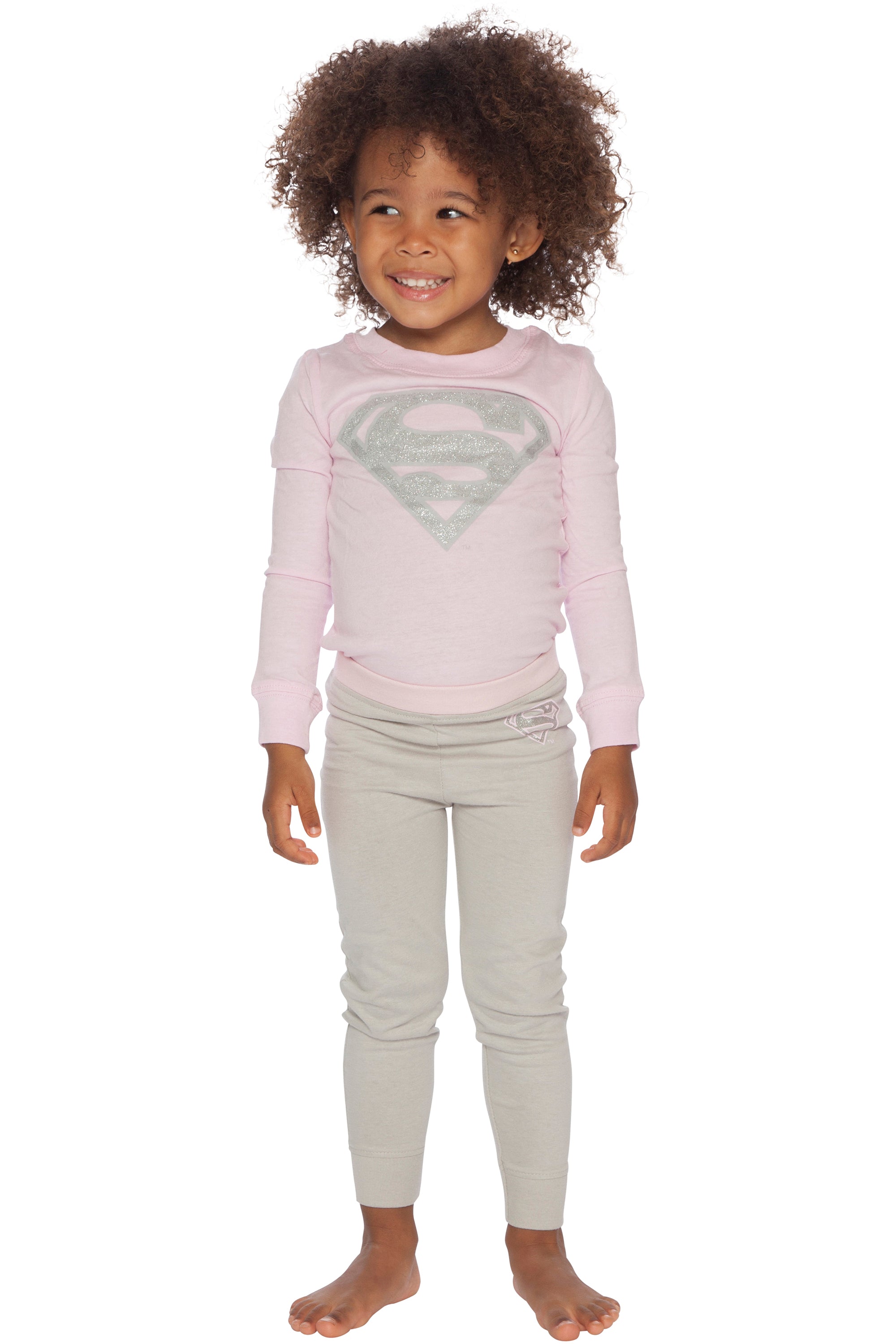DC Comics Girls Supergirl 2 Piece Tight Fit Toddler