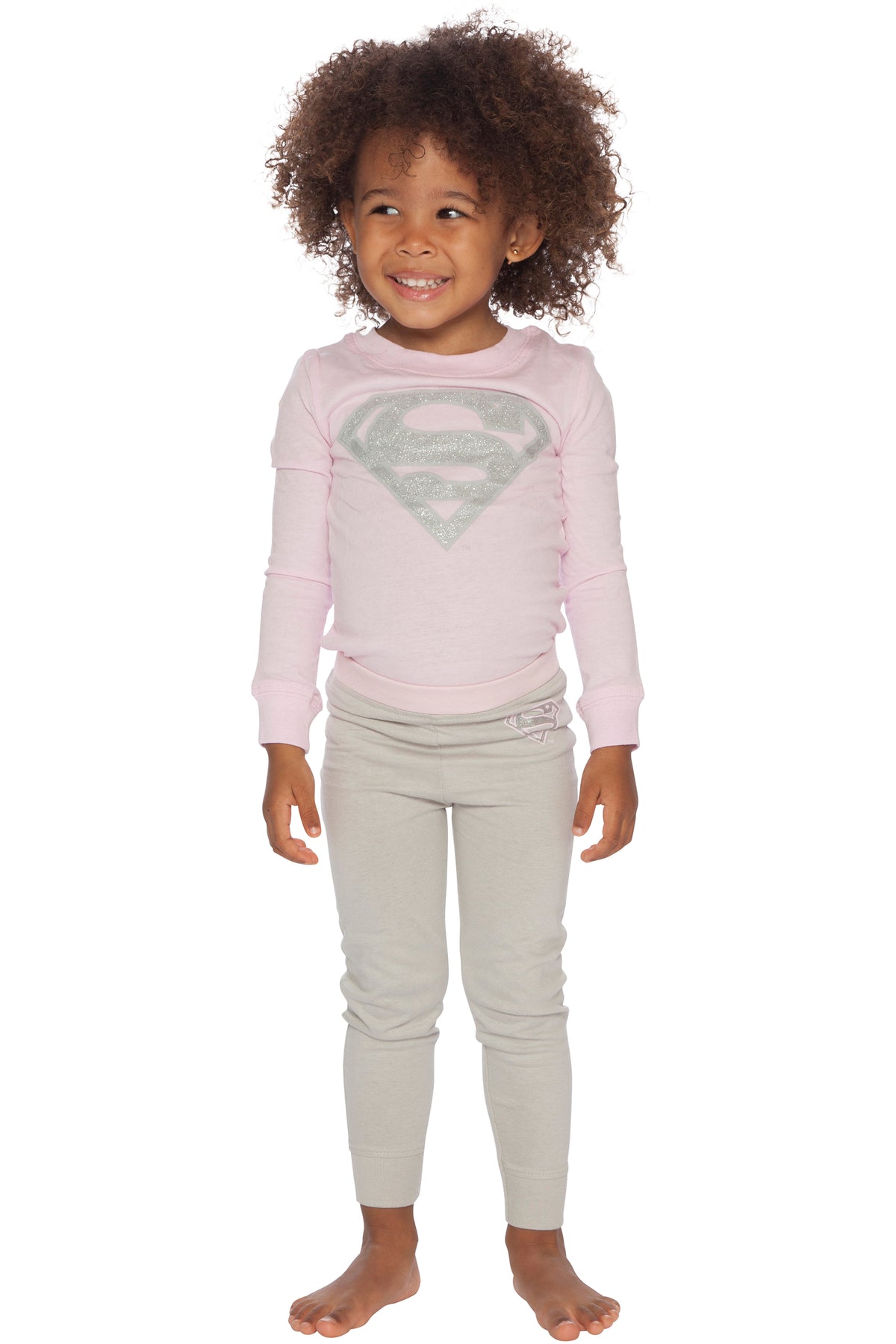 DC Comics Supergirl 2 Piece Tight Fit Cotton Pajama Set (5T)