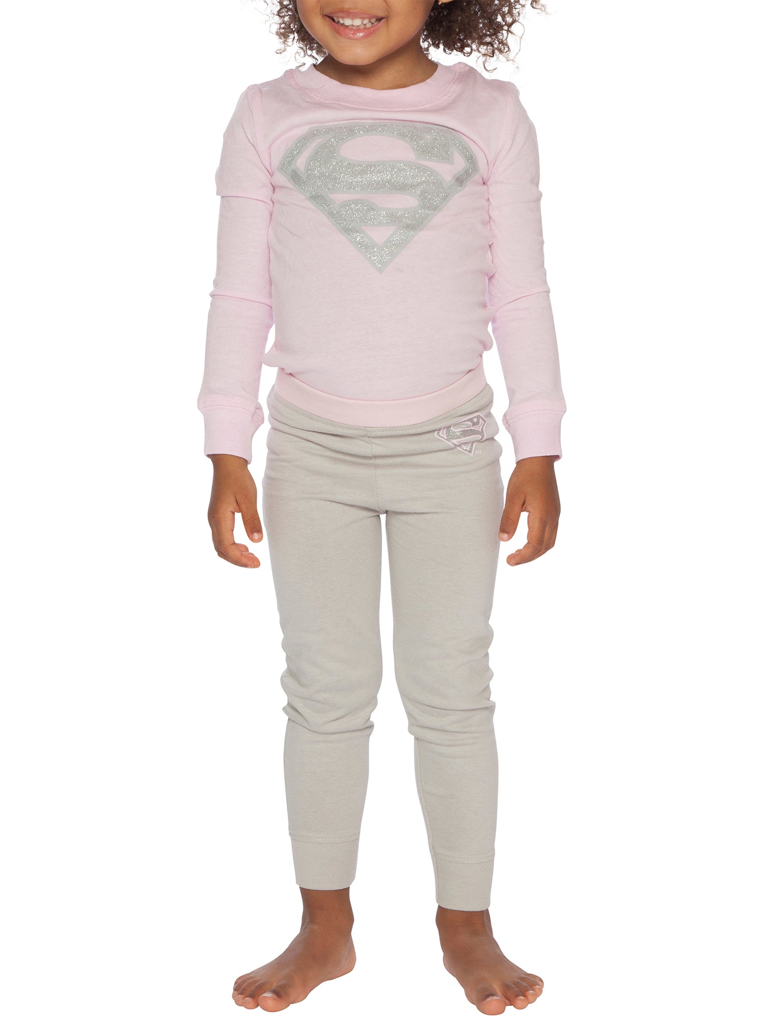 DC Comics Girls Supergirl 2 Piece Tight Fit Toddler