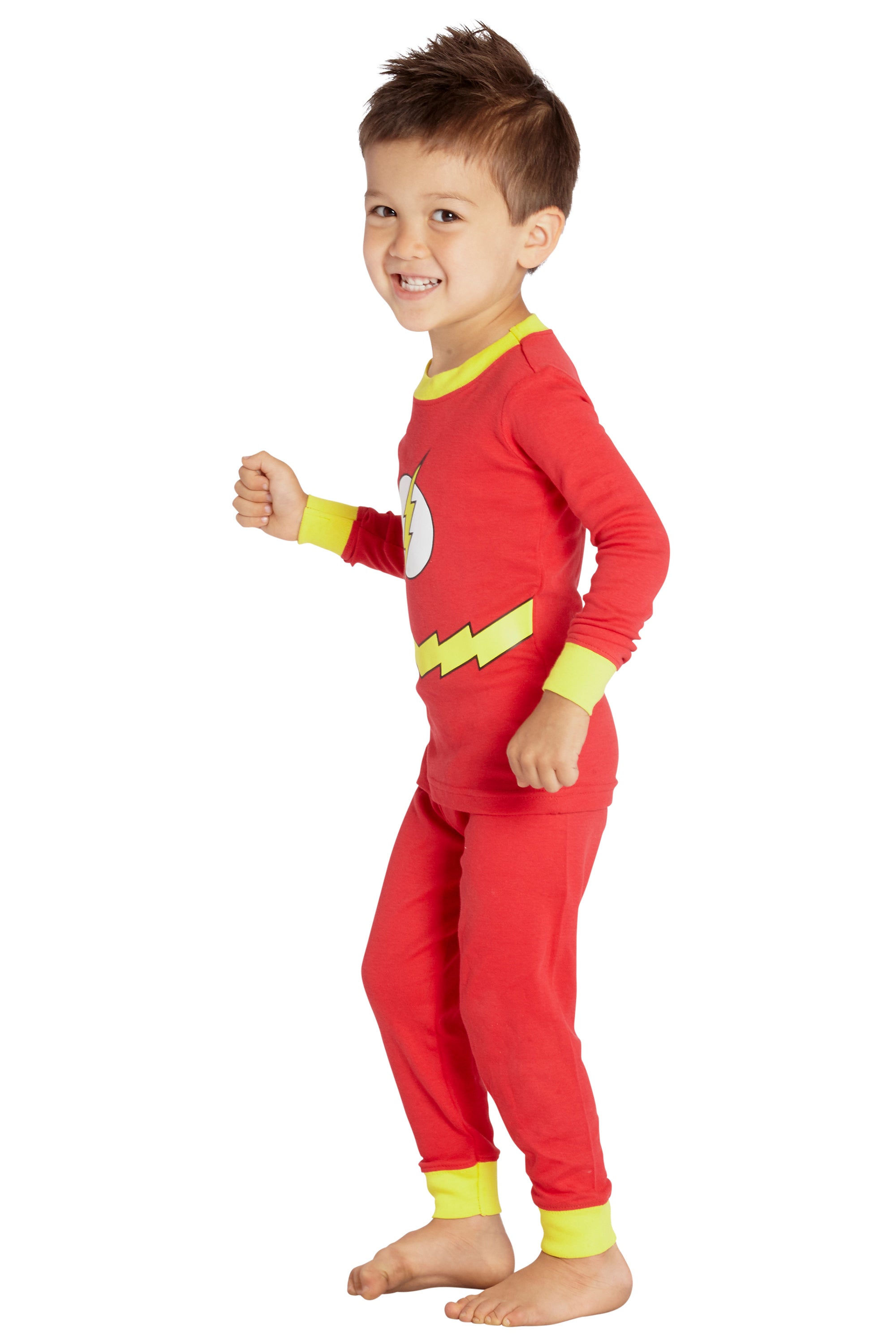 DC Comics Infant The Flash Justice League Tight-Fit Cotton 2-Piece Pajama Set