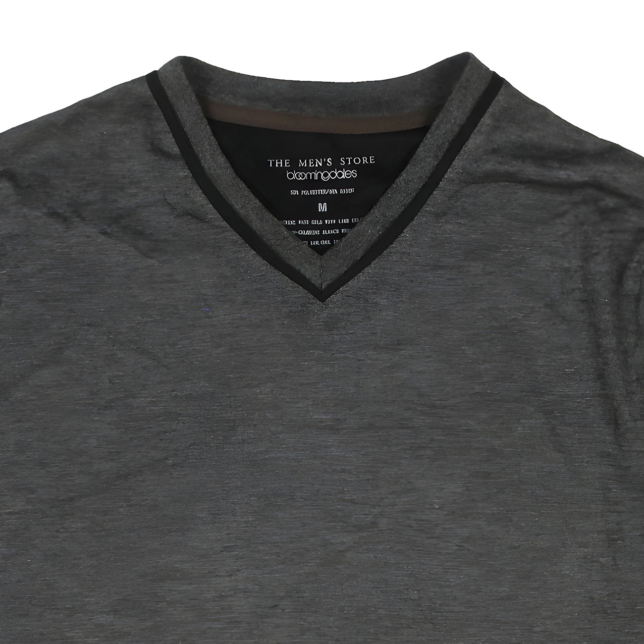 INTIMO Men's Soft Fabric Blend Knit Long-Sleeve V-Neck Adult T-Shirt
