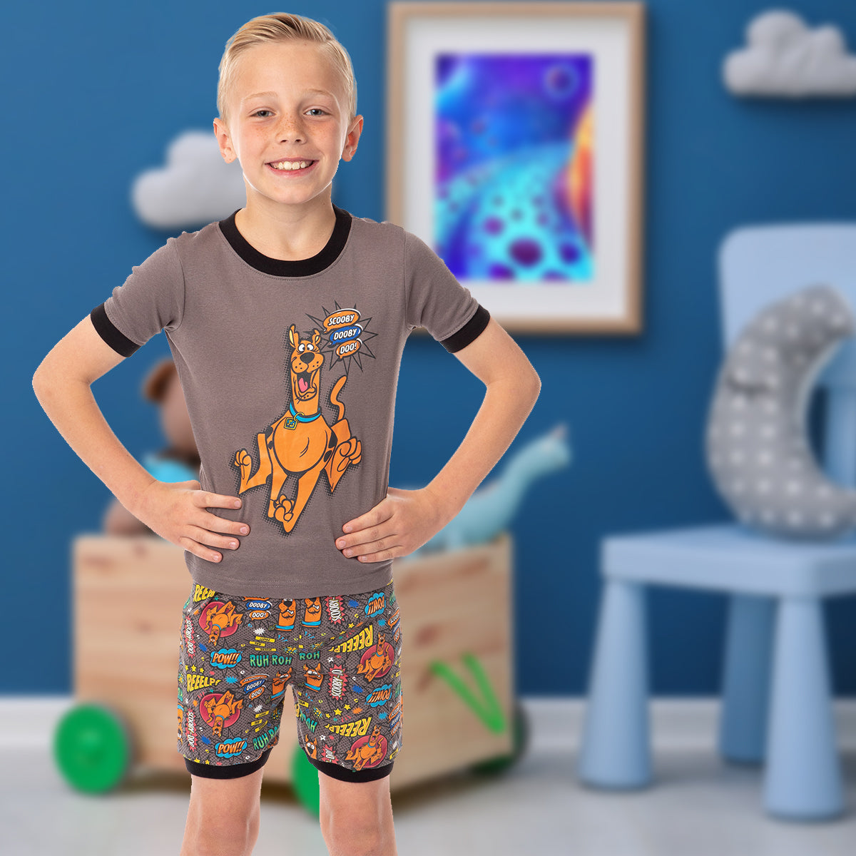 Scooby Doo Scooby Dooby Doo Cotton Pajama Short Set