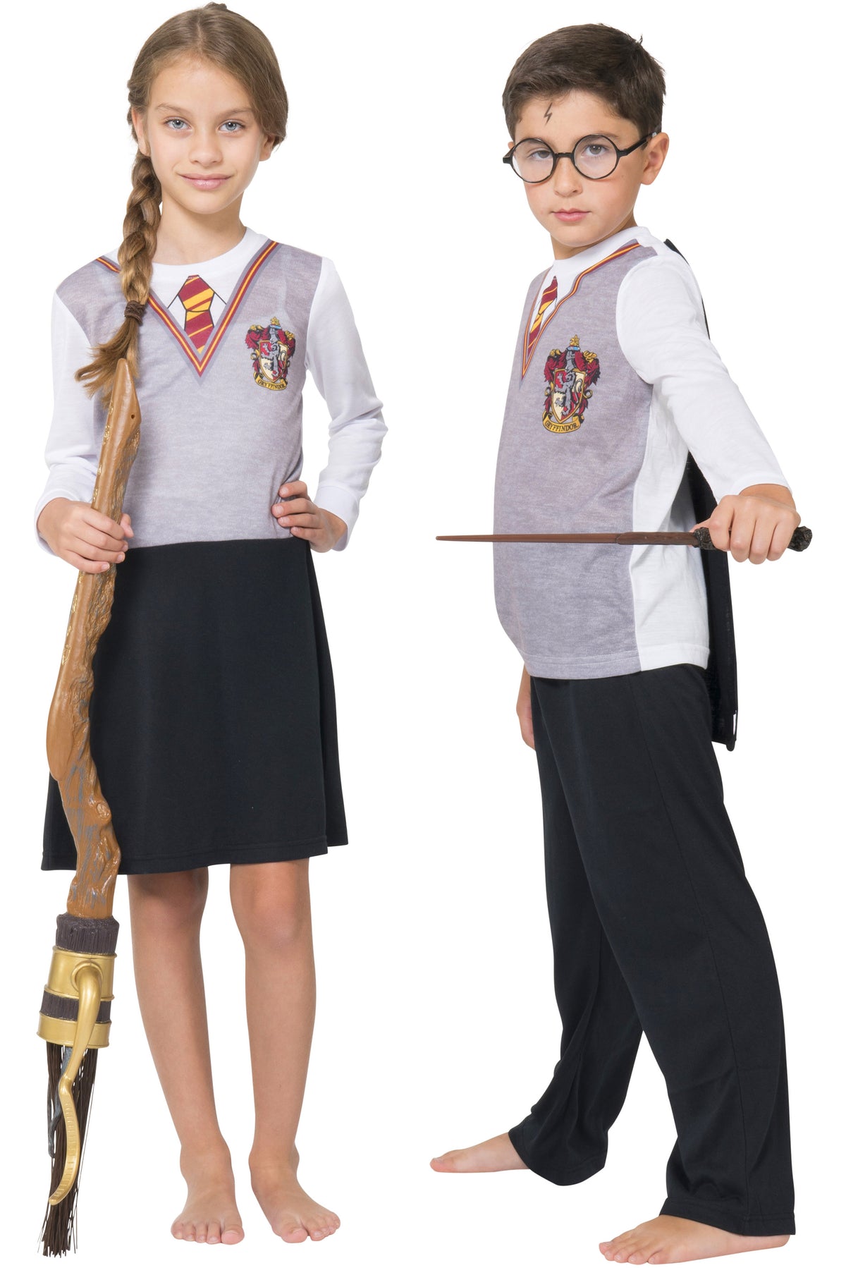 Intimo Harry Potter Hermione Gryffindor Uniform Girl's L/S Nightgown