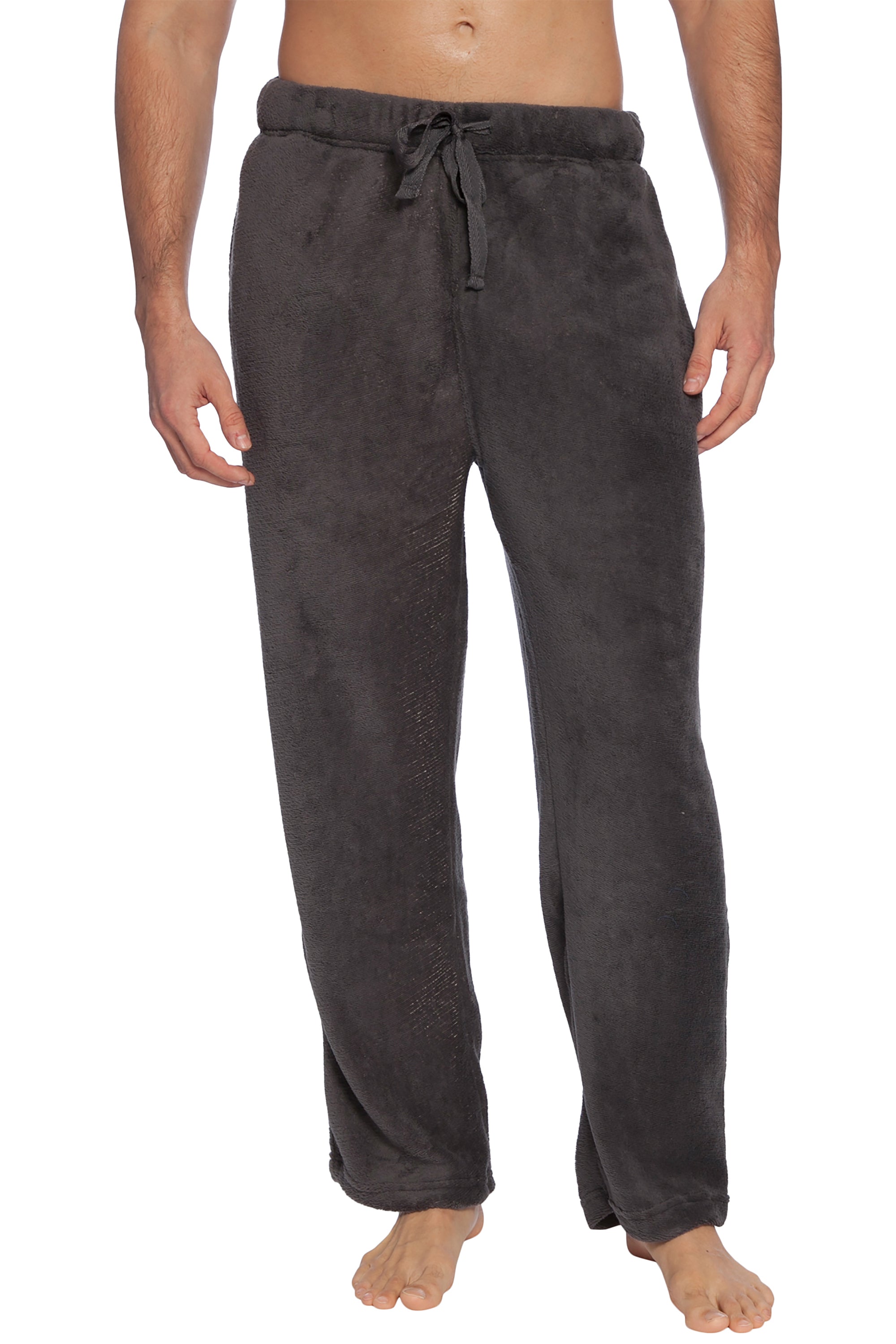INTIMO Mens Plush Pajama Pants Lounge Sleep