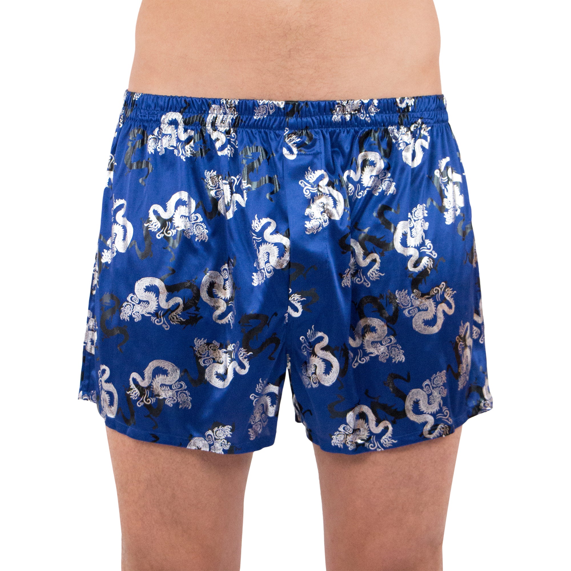 intimo Metallic Dragon Boxer Short Graphic Logo Underwear