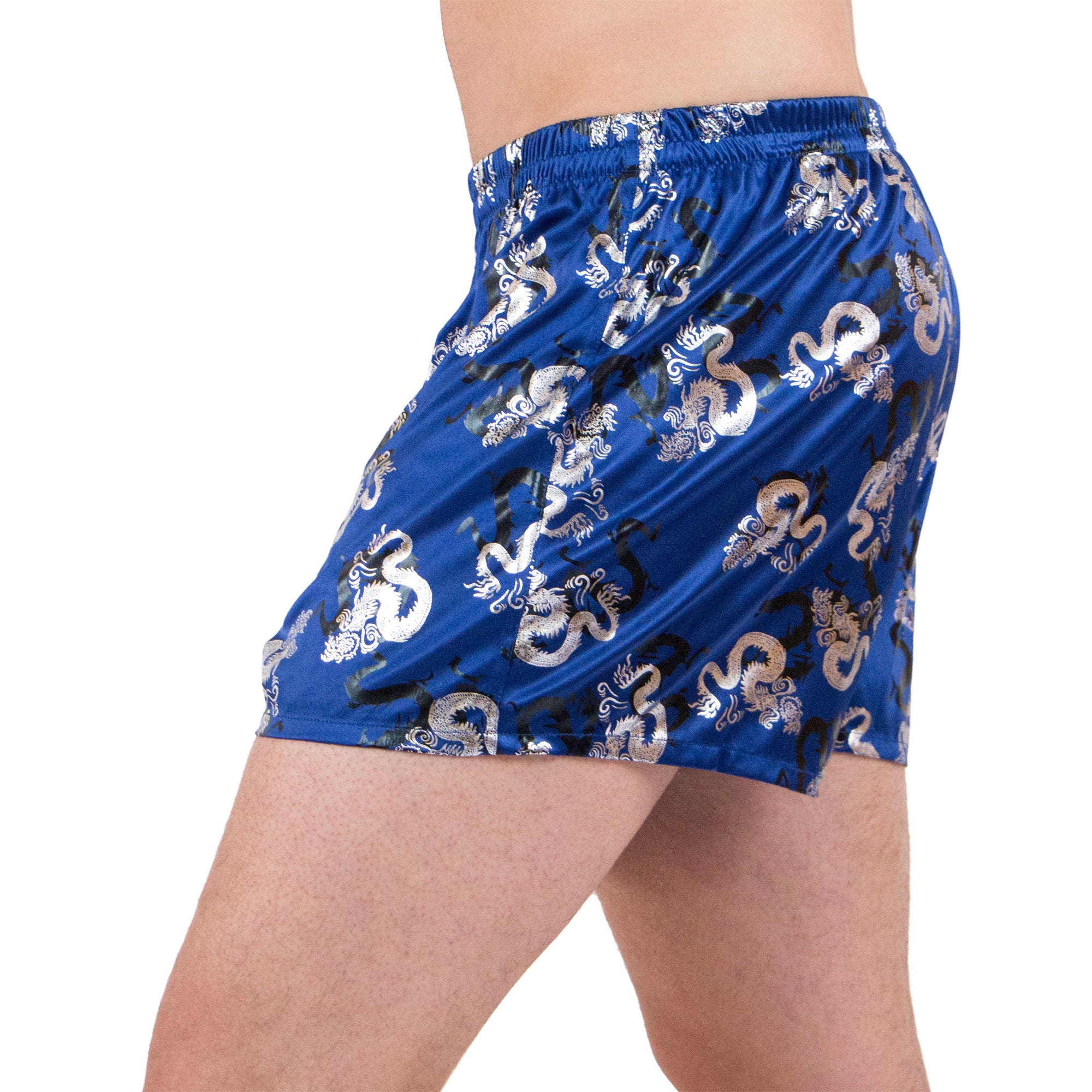 intimo Metallic Dragon Boxer Short Graphic Logo Underwear