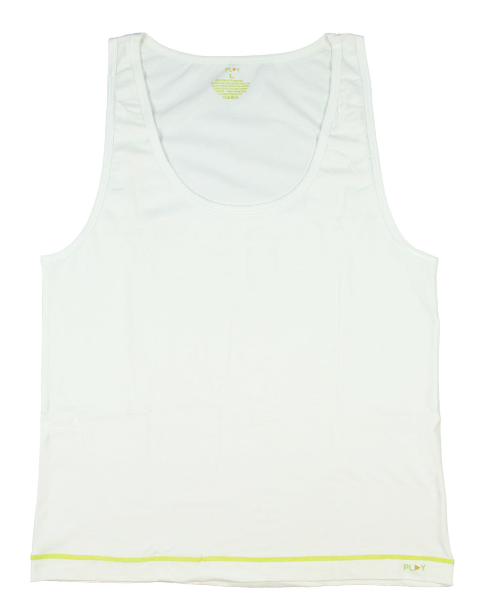 INTIMO Men's Play Athletic Adult Tank Sleeveless Shirt Loungewear