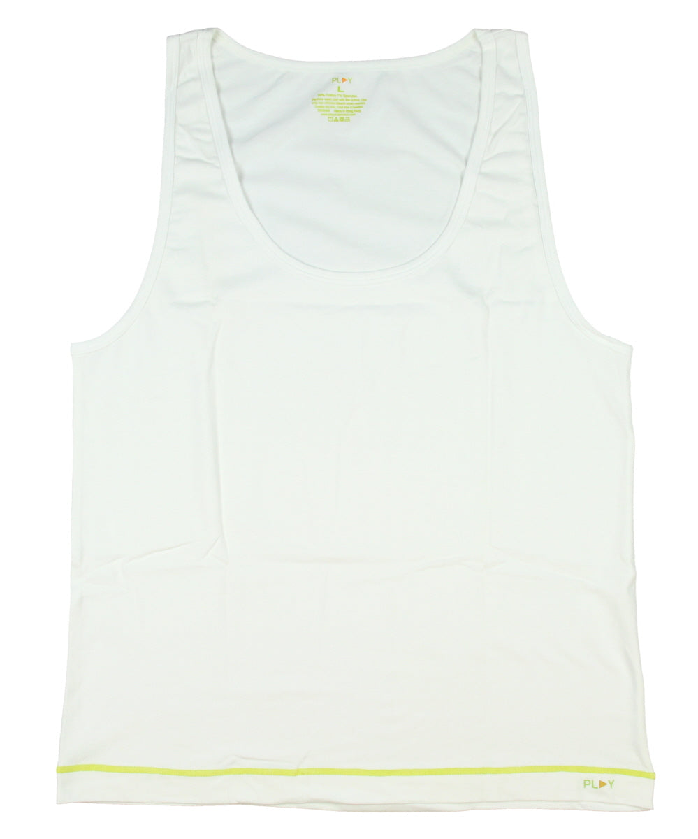 INTIMO Men's Play Athletic Adult Tank Sleeveless Shirt Loungewear