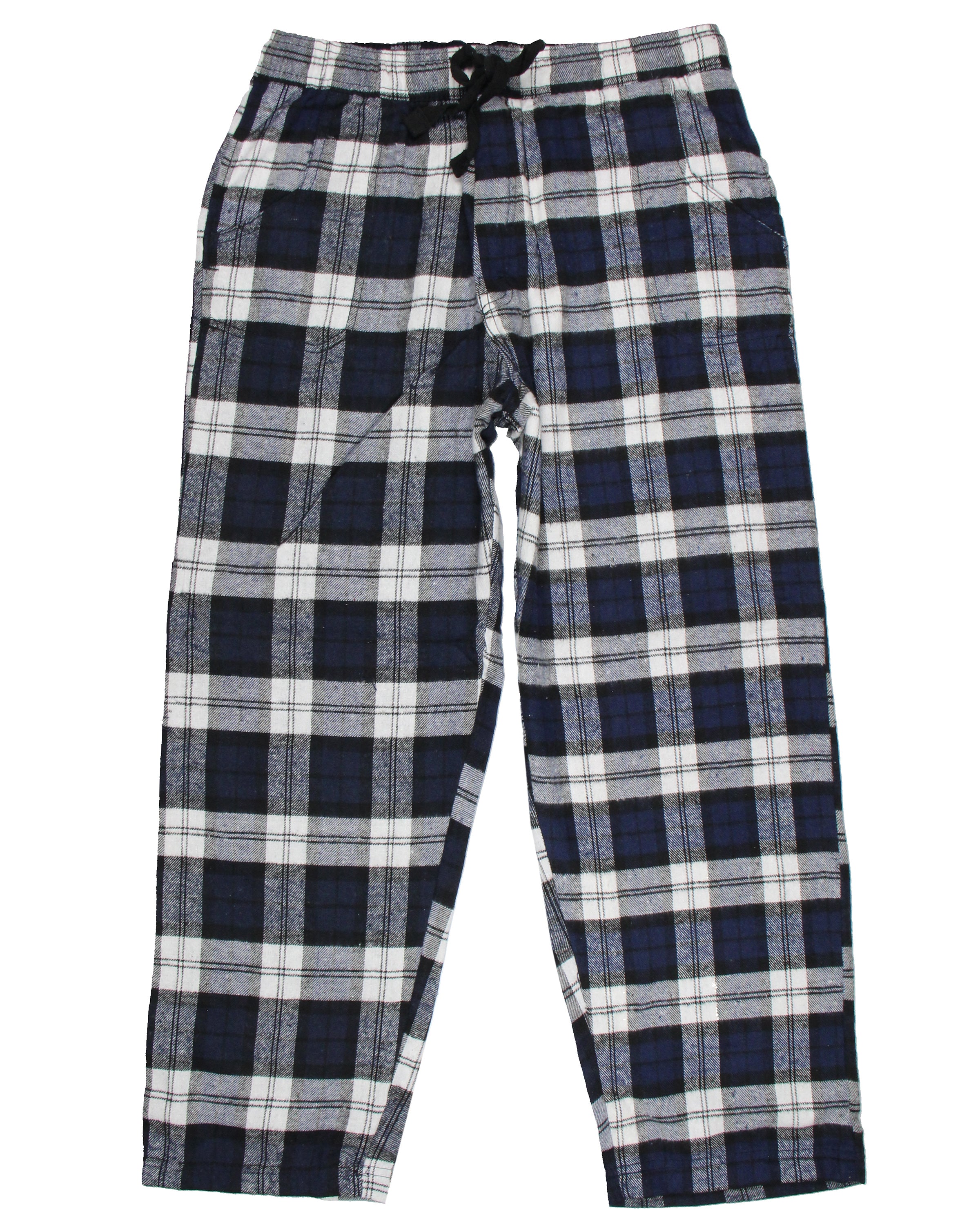 Intimo Men's Flannel Pajama Sleep Lounge Pants with Slipper Socks