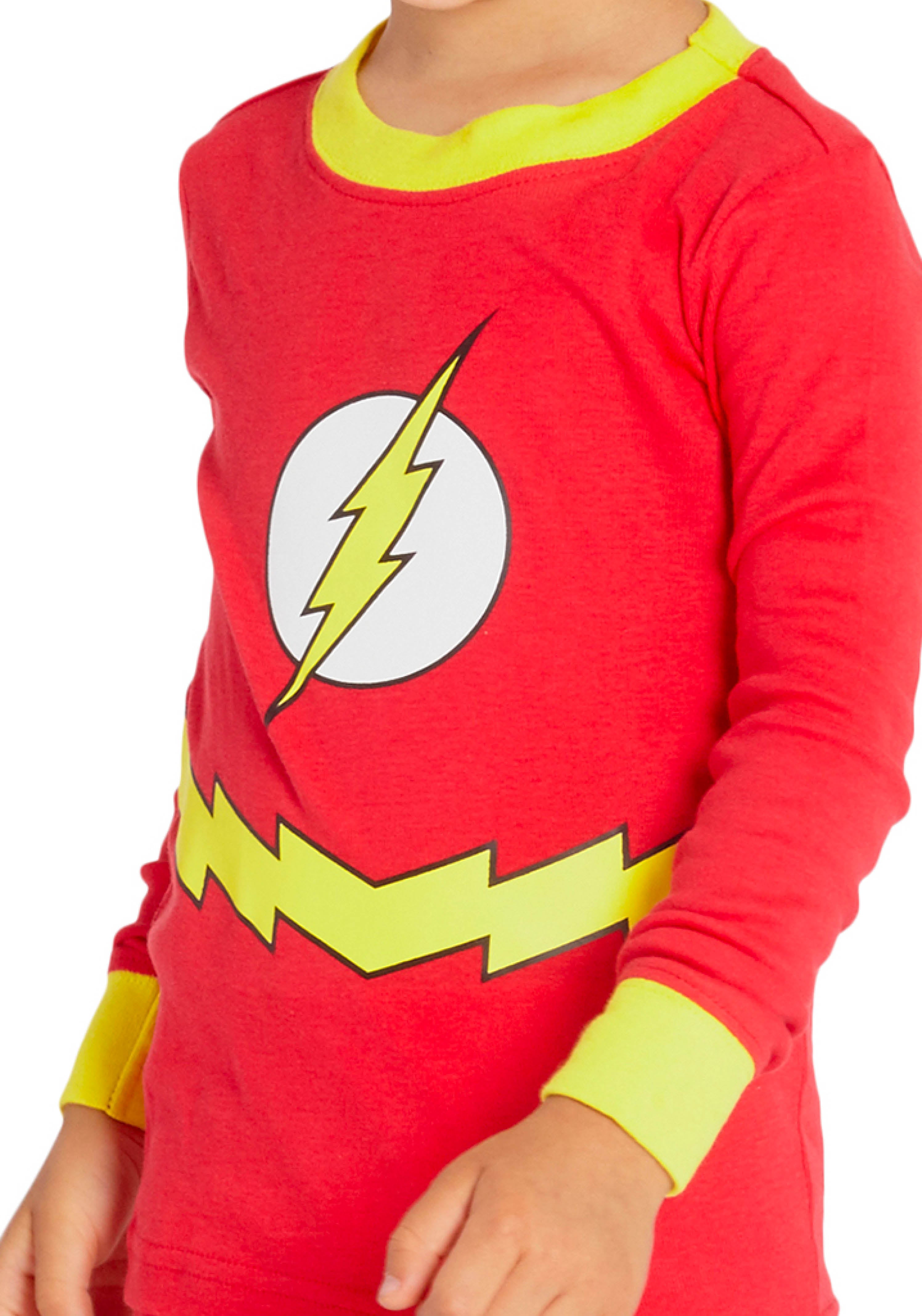 DC Comics Infant The Flash Justice League Tight-Fit Cotton 2-Piece Pajama Set