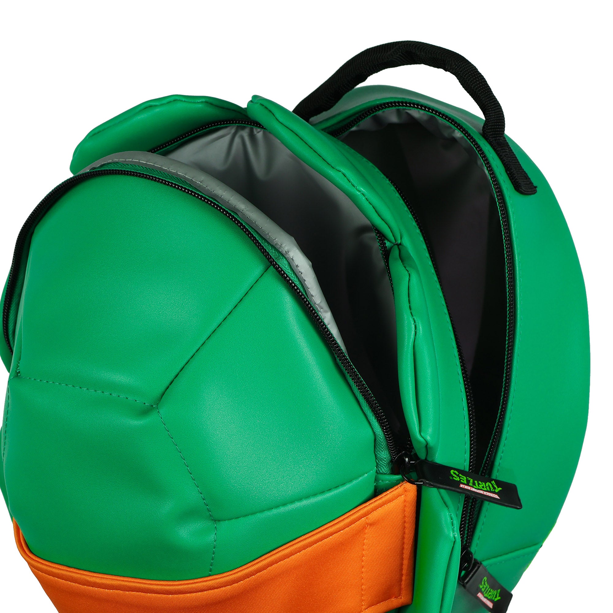 TMNT Turtle Shell Lunch Box Character Straps Dual Compartment Insulated Bag