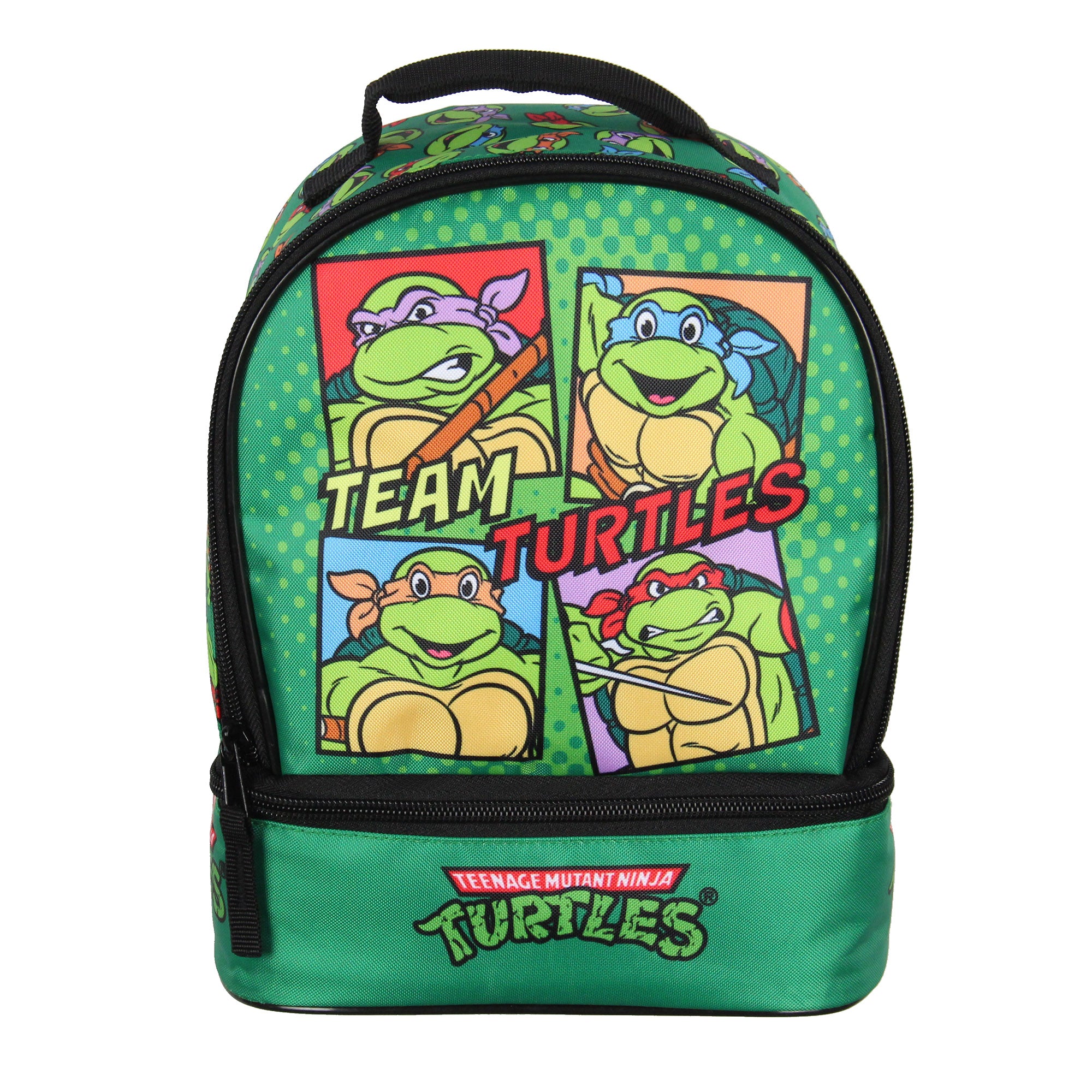 Nickelodeon Teenage Mutant Ninja Turtles Team Dual Compartment Lunch Box Bag