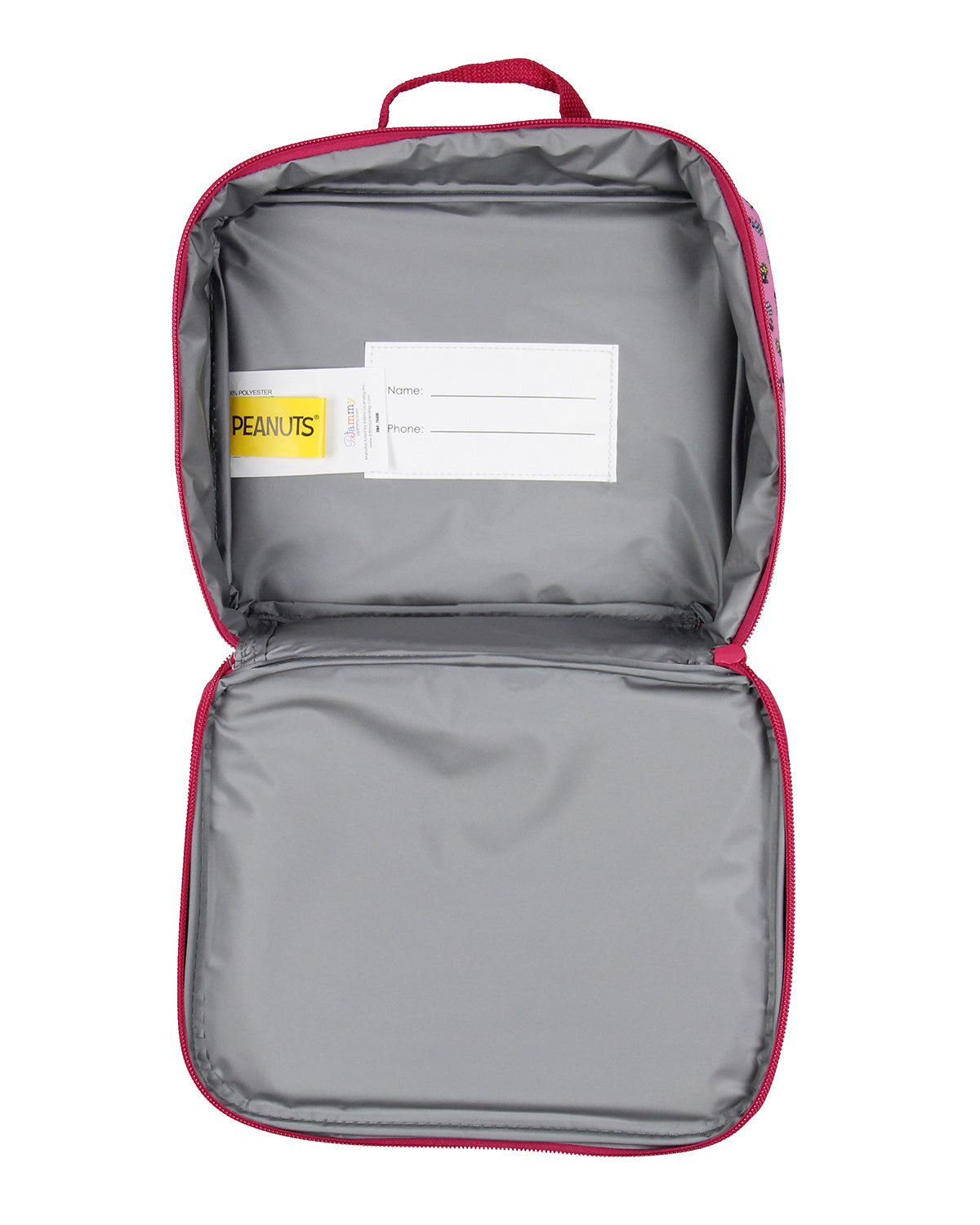 Peanuts Snoopy Woodstock Flower Character 3 PC 12" Mini Backpack Lunch box Pencil Pouch