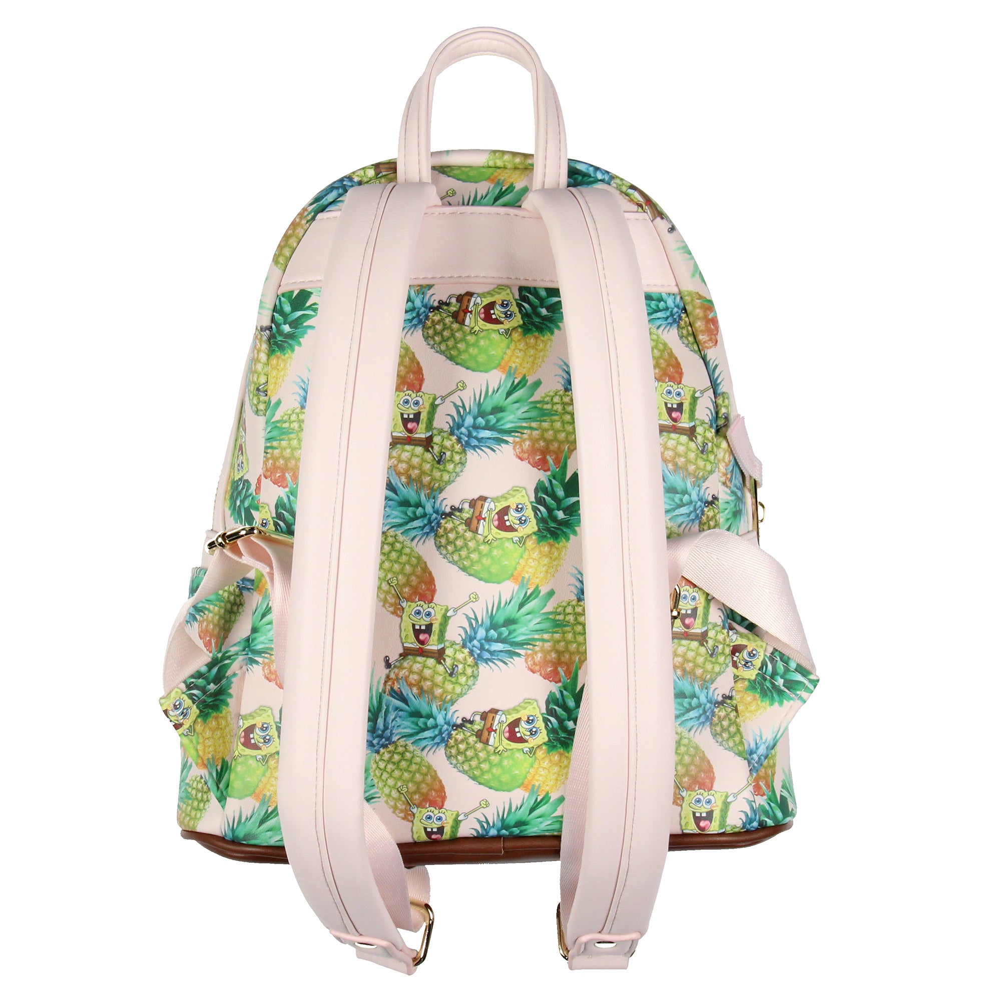 Nickelodeon SpongeBob SquarePants Cartoon Pineapple Tossed Print Mini Backpack