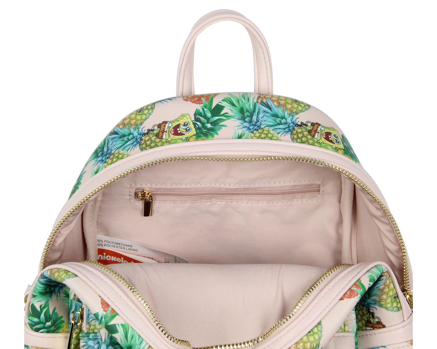 Nickelodeon SpongeBob SquarePants Cartoon Pineapple Tossed Print Mini Backpack