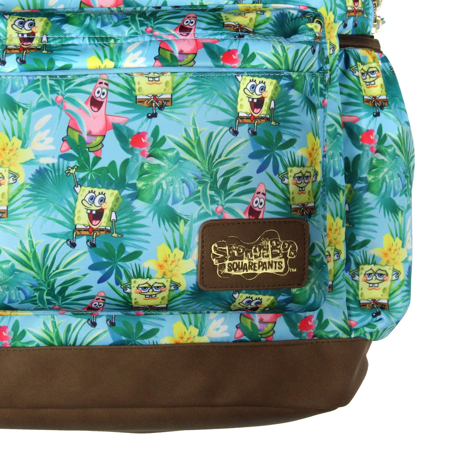SpongeBob SquarePants And Patrick Star Tropical School Travel Backpack 16"