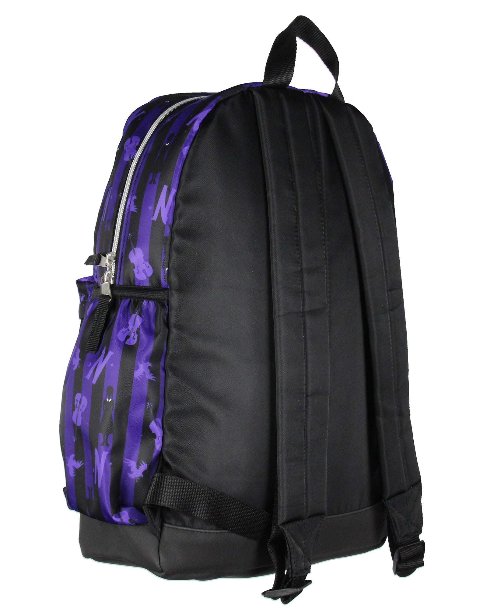 Wednesday Addams Nevermore Academy Dress And Cello School Travel Backpack 16"