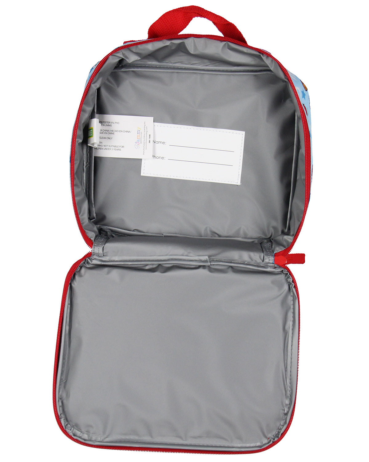 Sesame Street ABC Cookie Monster Elmo 3 PC Backpack Lunch Box Pencil Pouch 16"