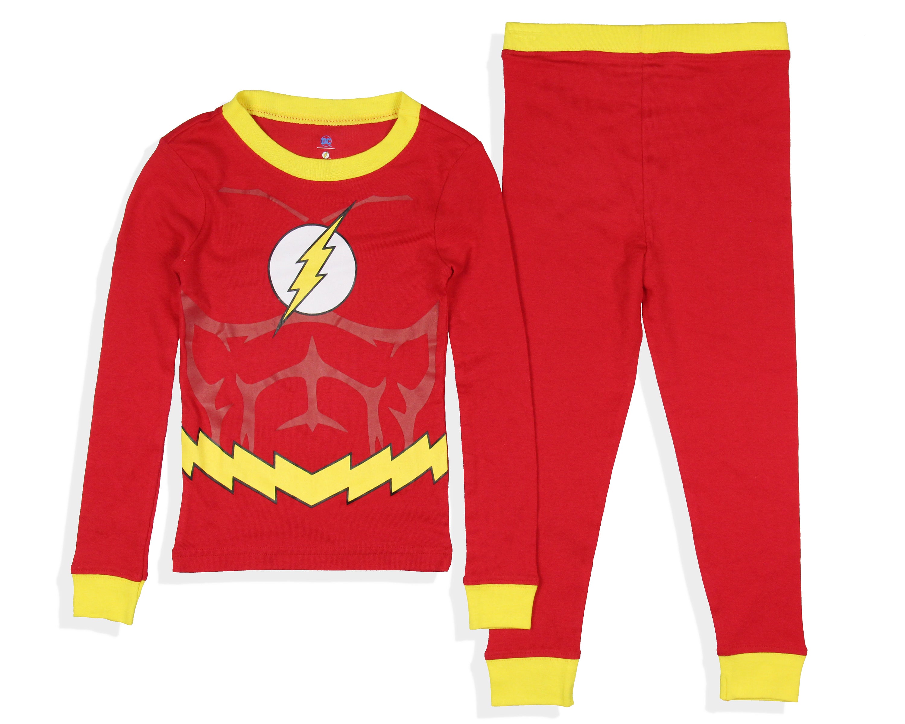 The Flash Toddler Boys' Superhero Tight Fit Sleep Pajama Set (The Flash, 6)