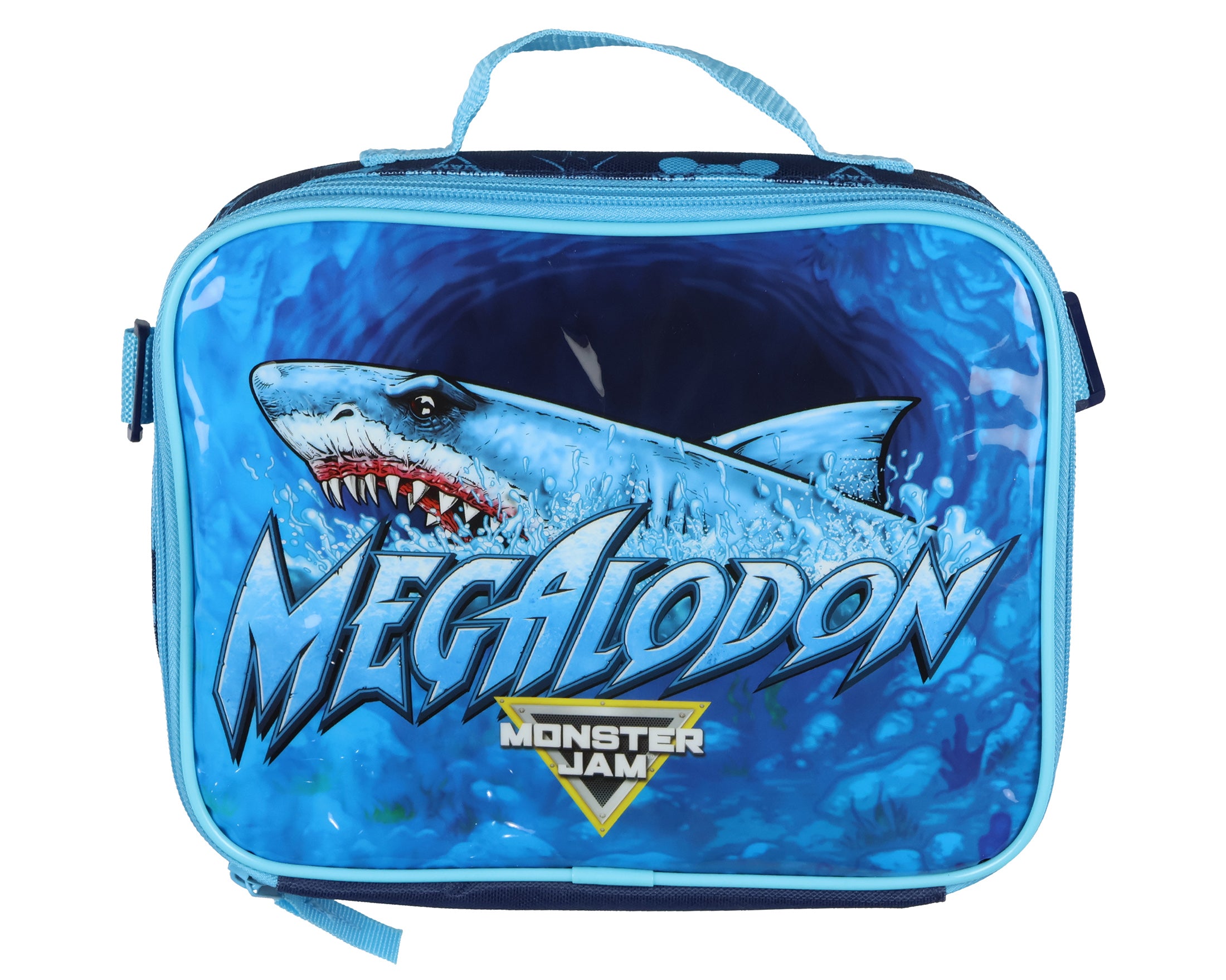 Monster Jam Megalodon 5-Piece Backpack Mega Set with Detachable Lunchbox