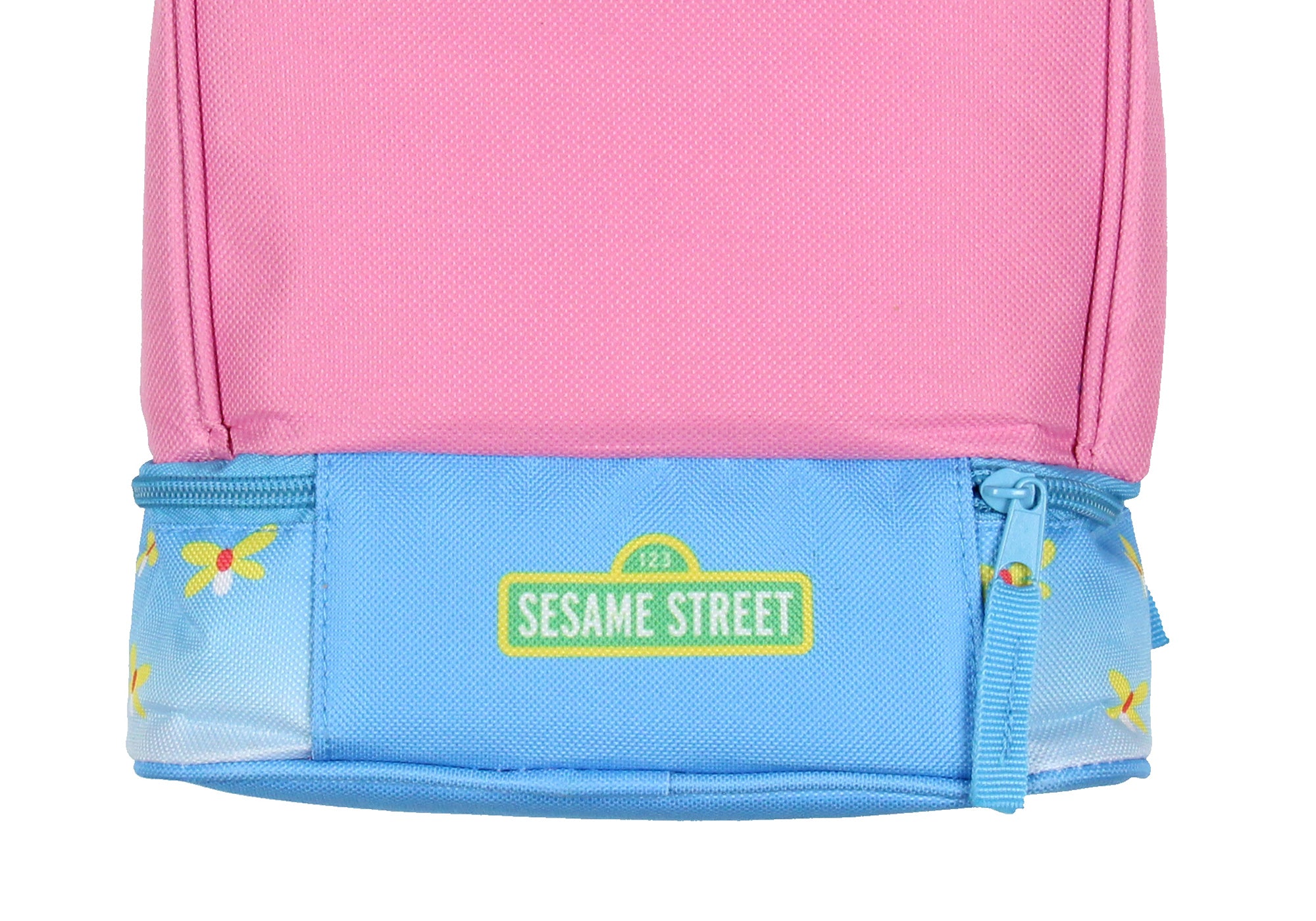 Sesame Street Abby Cadabby Face Dual Compartment Insulated Lunch Box Bag Tote