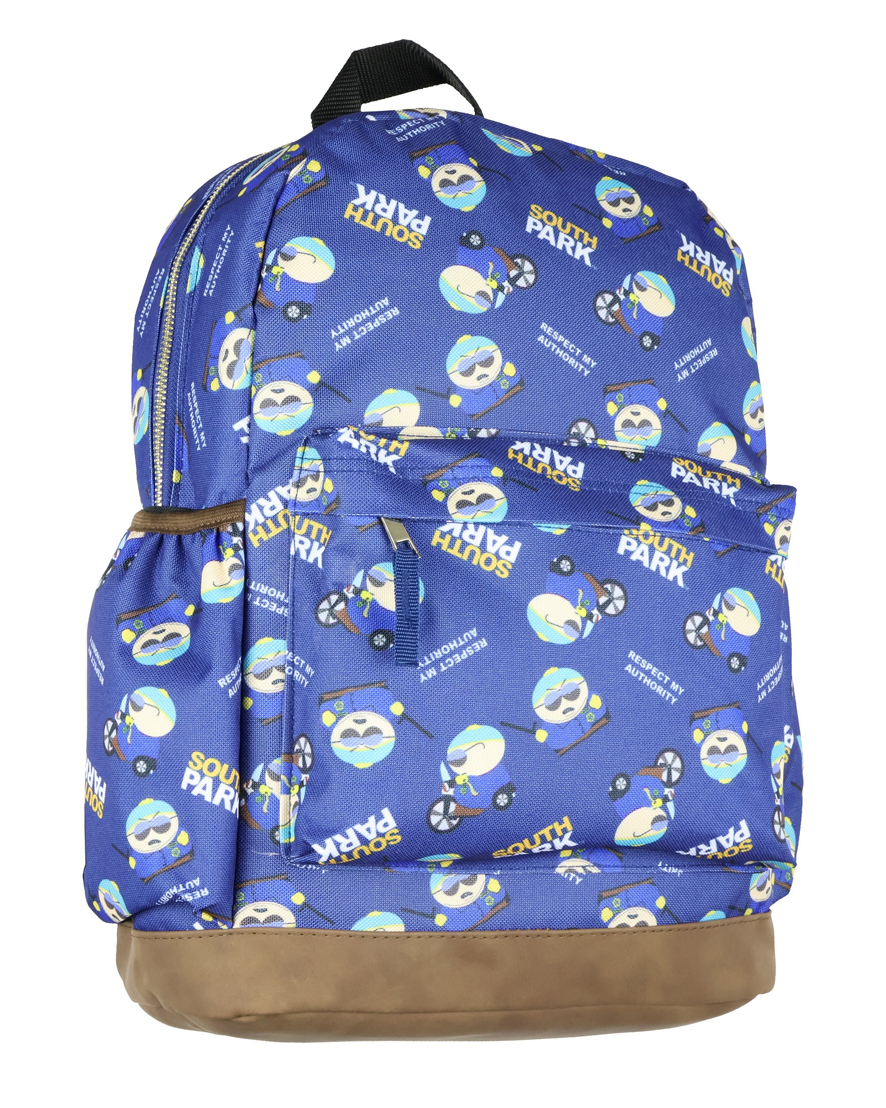 South Park Backpack Cop Cartman Respect My Authority School Bookbag