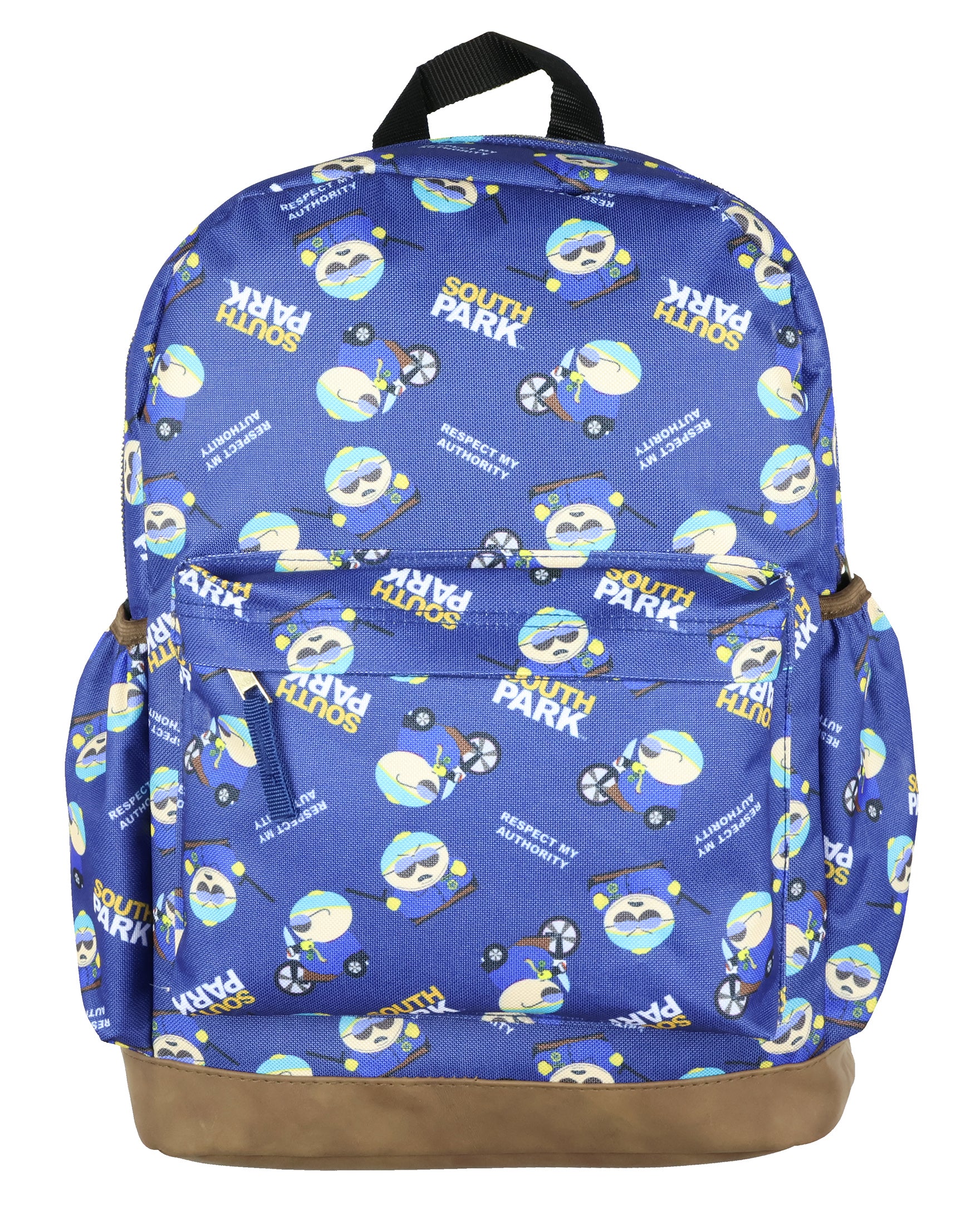 South Park Backpack Cop Cartman Respect My Authority School Bookbag