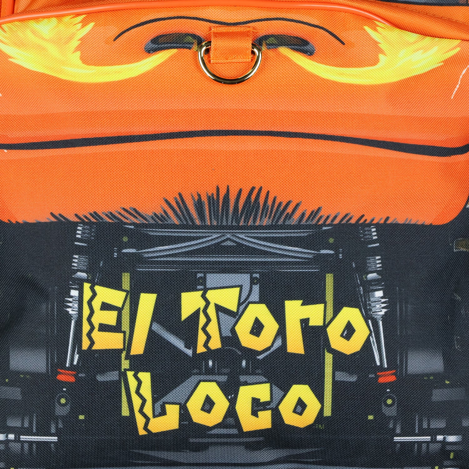Monster Jam Backpack El Toro Loco Crazy Bull Laptop Tech Travel Bag Daypack