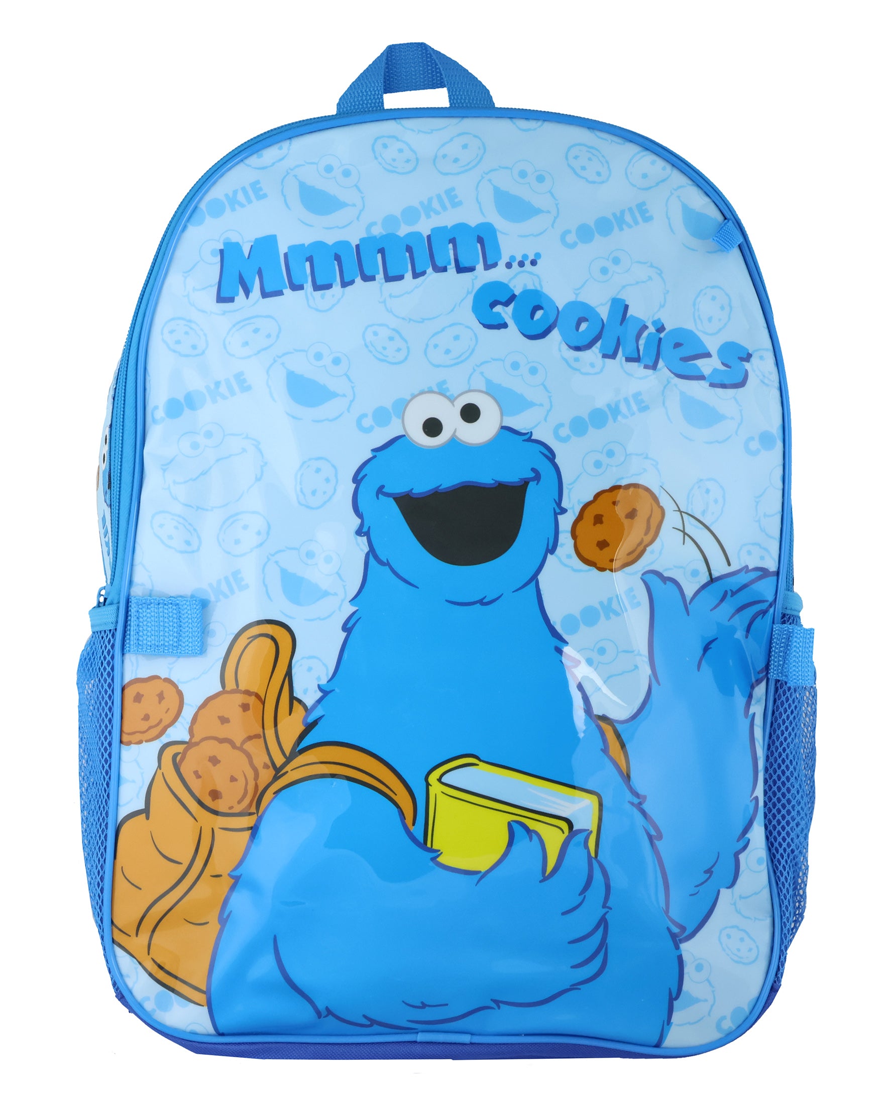 Sesame Street Backpack 5-Piece Mega Set Cookie Time Daypack with Lunch Box