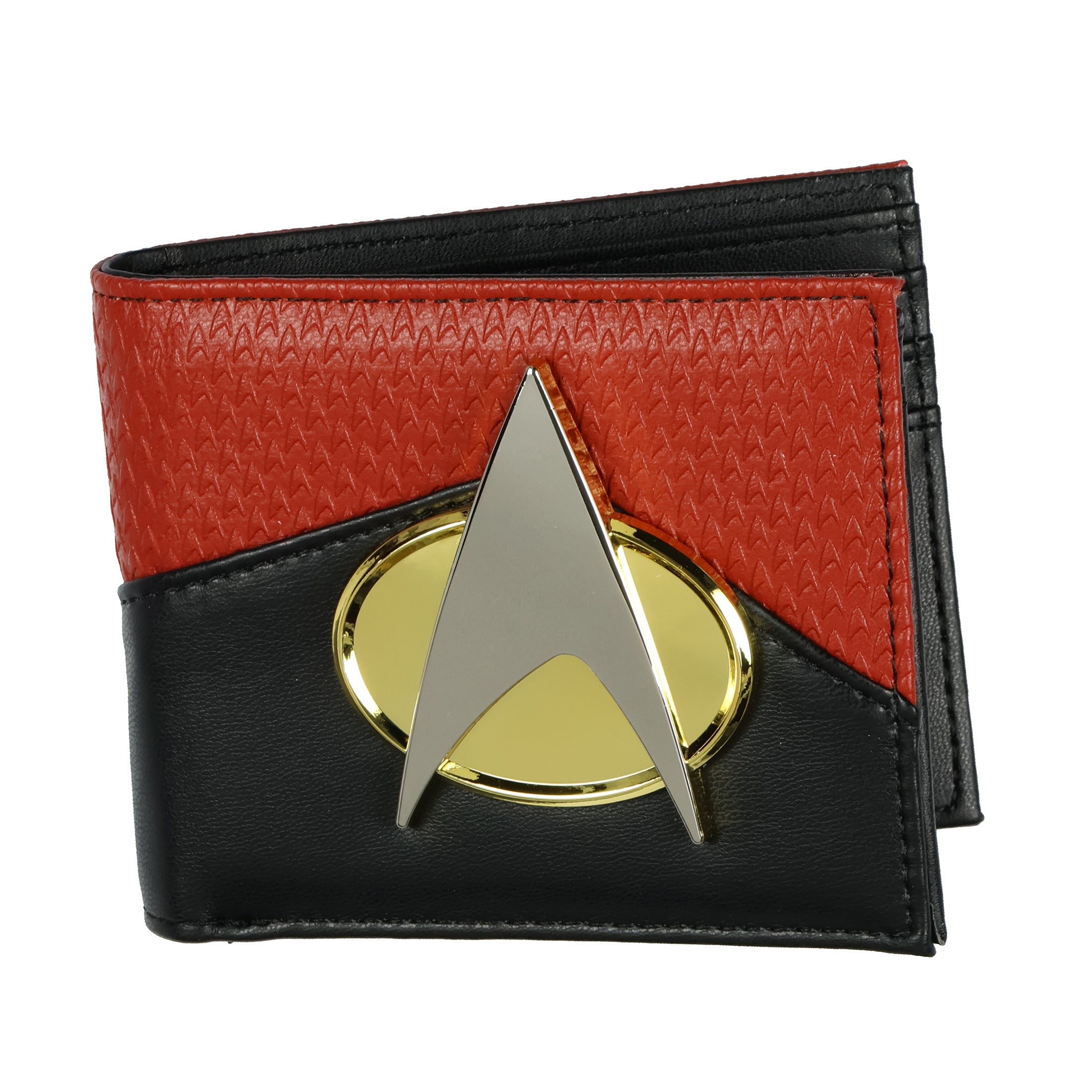 Star Trek The Next Generation Metal Command Badge Bi-Fold Wallet