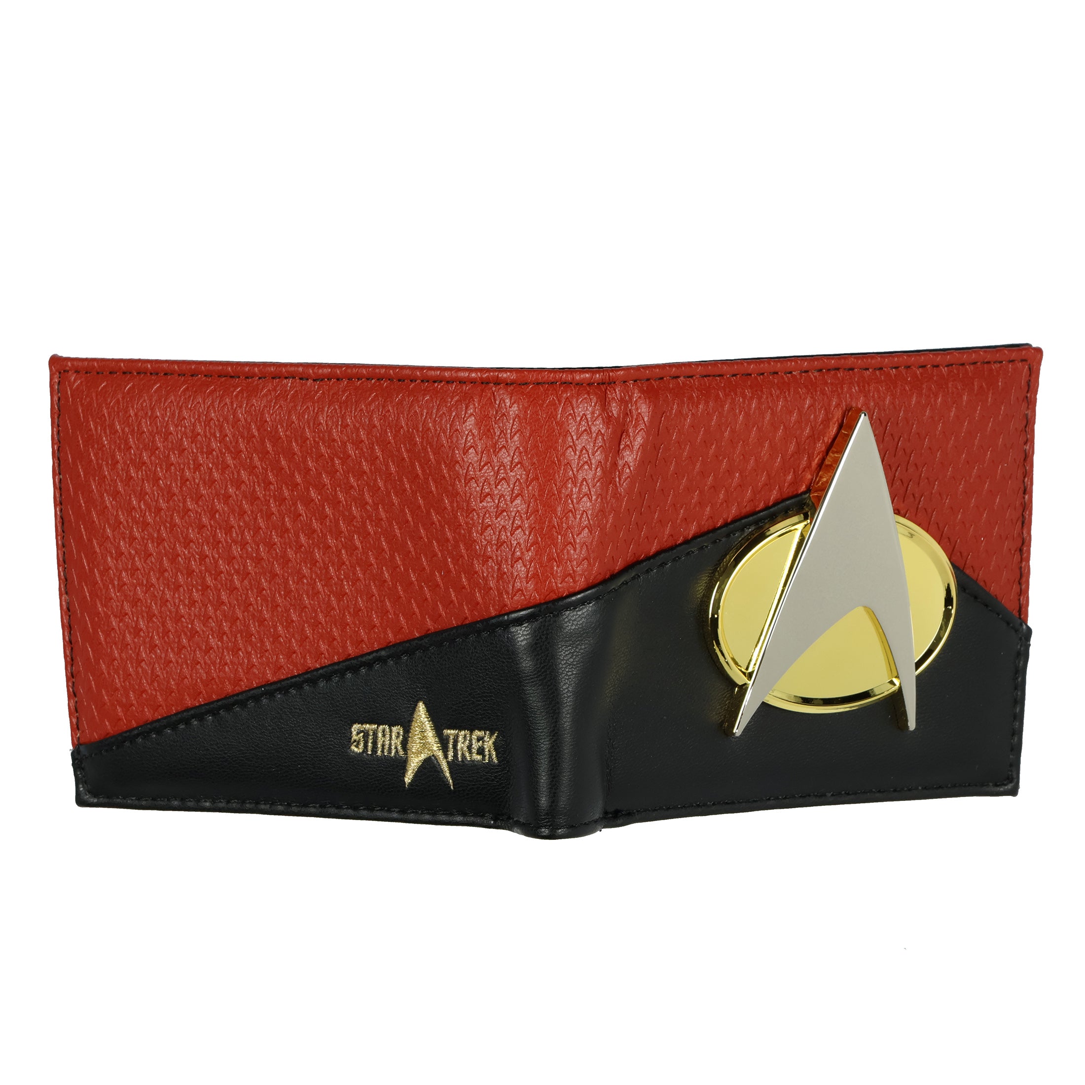 Star Trek The Next Generation Metal Command Badge Bi-Fold Wallet