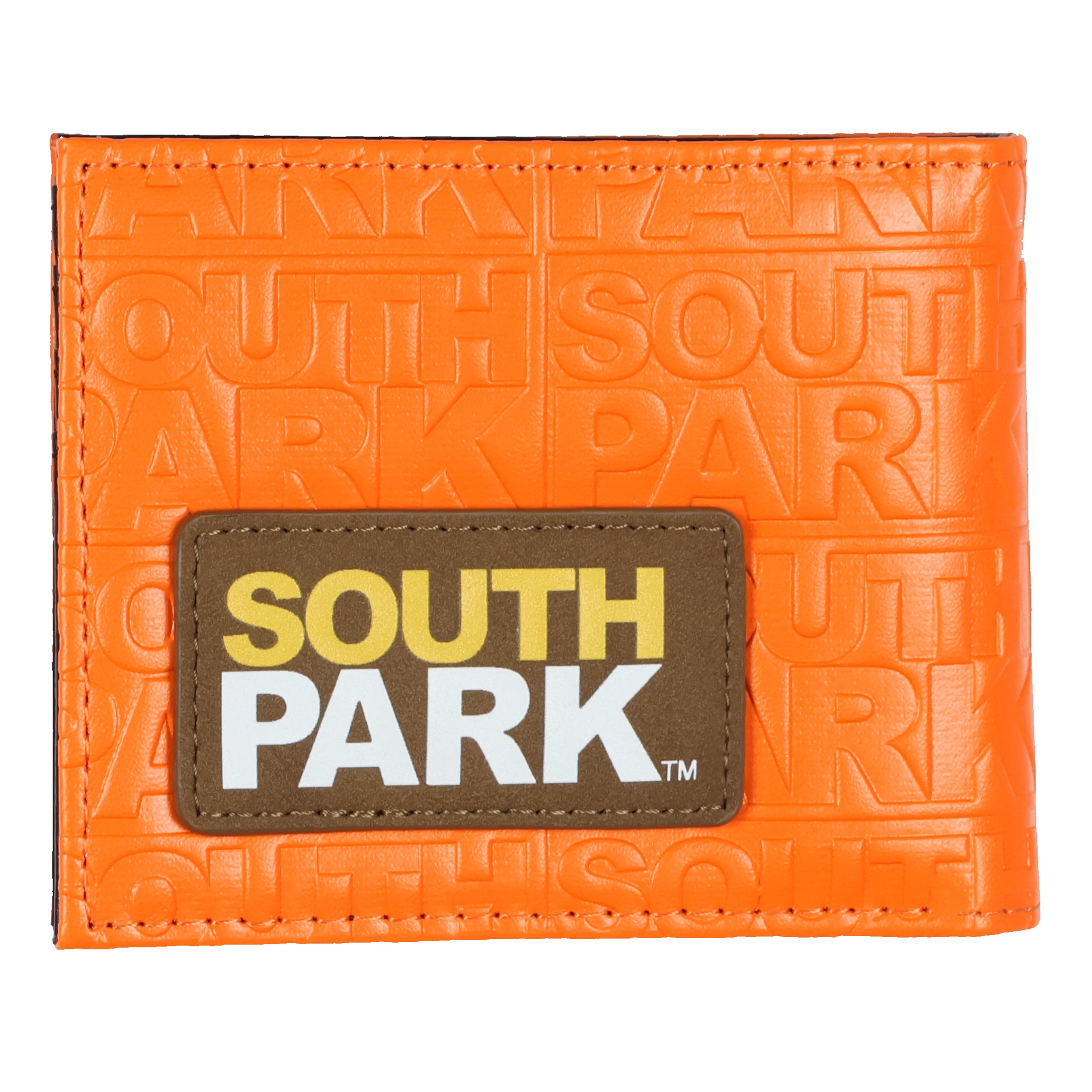 South Park Bi-Fold Wallet Allover Embossed Embroidered Kenny Face Billfold