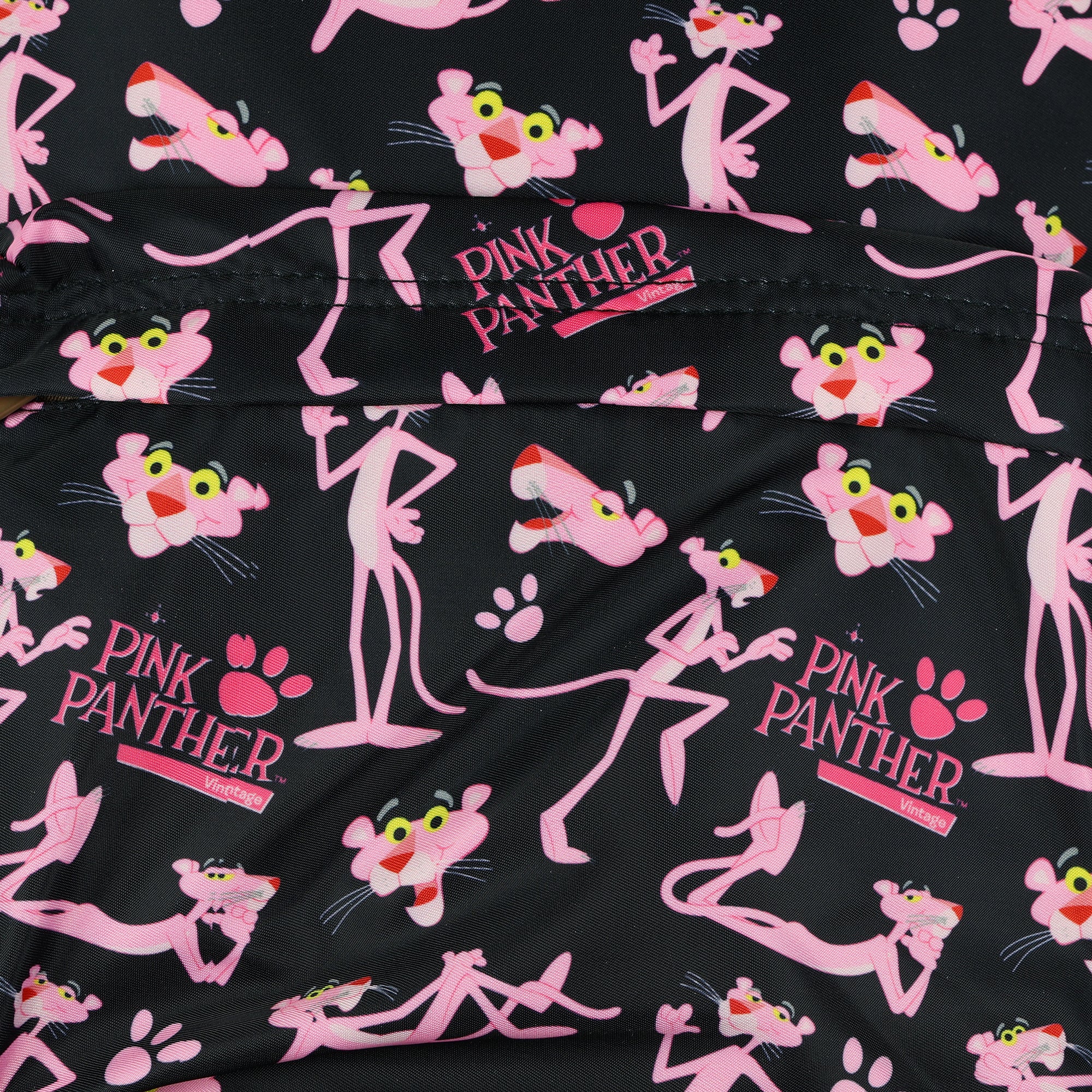 Pink Panther Backpack All-Over Character Design 16" Bag with Adjustable Straps