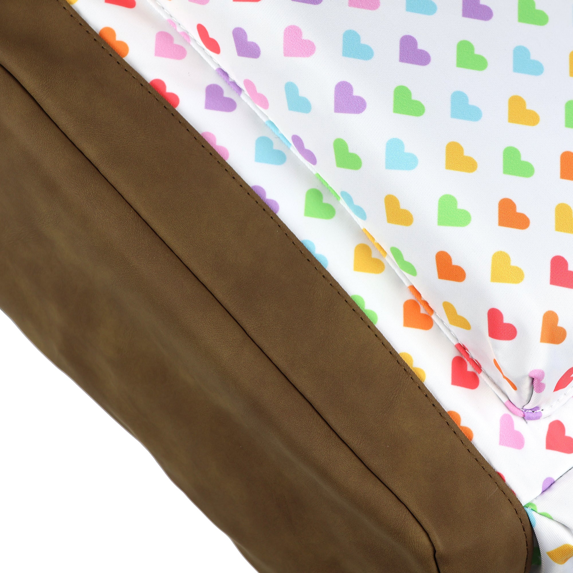 PJammy Rainbow Hearts Backpack All-Over Design 16" Book Bag School