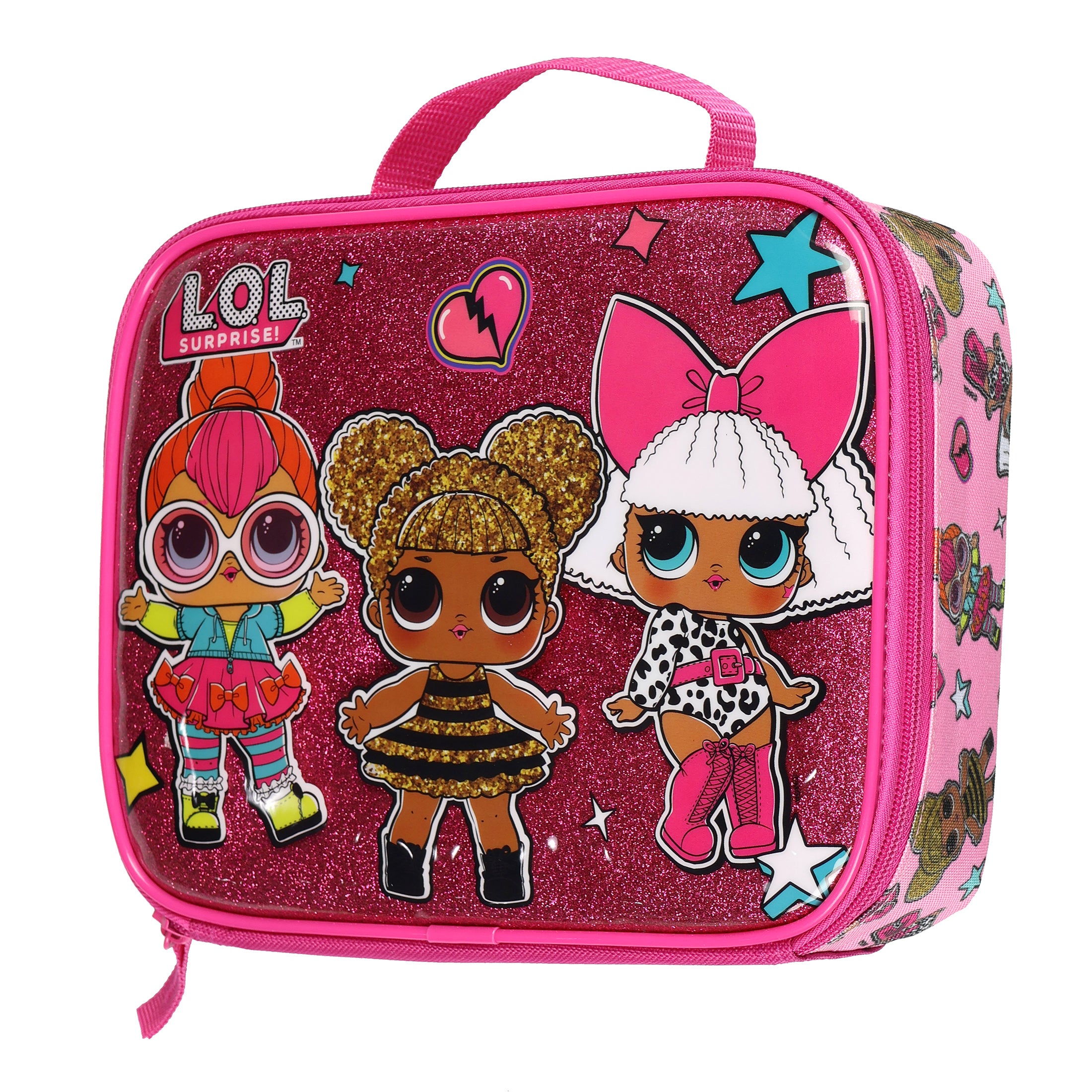 LOL Surprise! Lunch Box Glitter Doll Party 9" Lightweight Insulated Tote