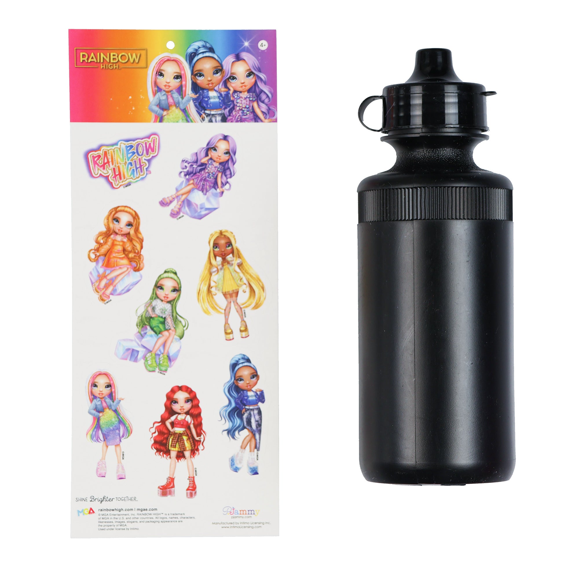 Rainbow High Backpack 16" Color Us Besties 5 Piece Set with Detachable Lunchbox